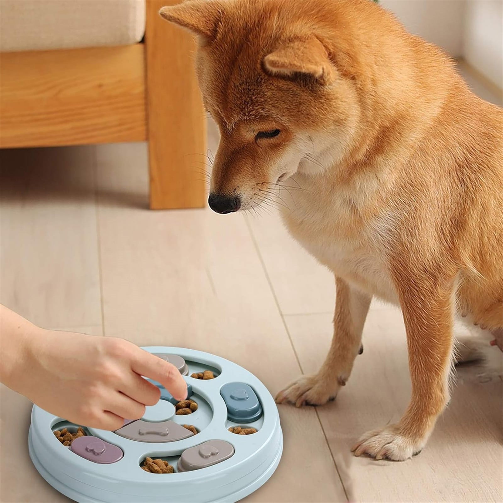 LGCASL Dog Brain-Boosting Food Feeder (Green), Dog Puzzles Dogs Foodes Puzzle Feeder Toys for Iq Training & Mental Enrichment Dog Puzzle, Green Blue - Image 5