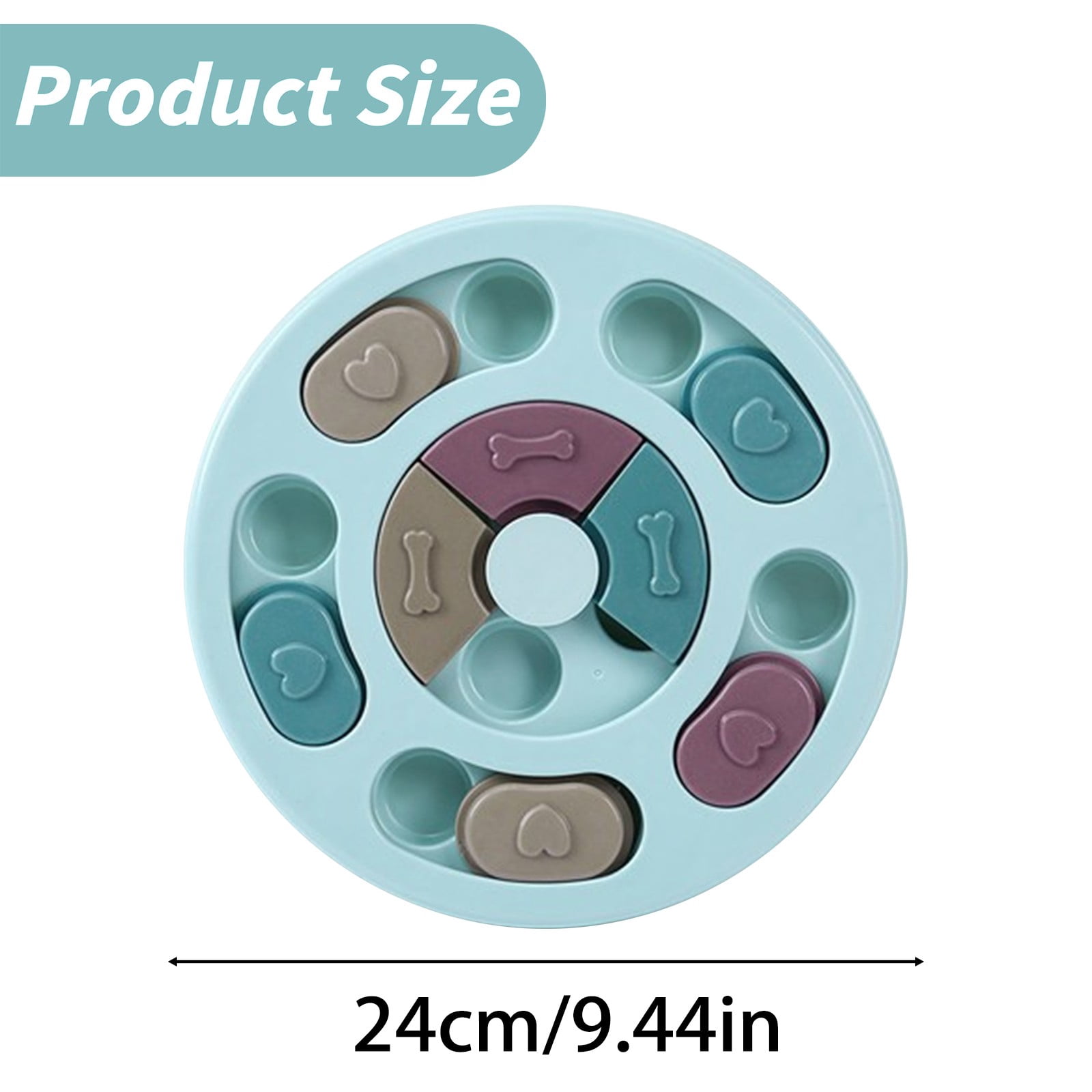 LGCASL Dog Brain-Boosting Food Feeder (Green), Dog Puzzles Dogs Foodes Puzzle Feeder Toys for Iq Training & Mental Enrichment Dog Puzzle, Green Pink - Image 3