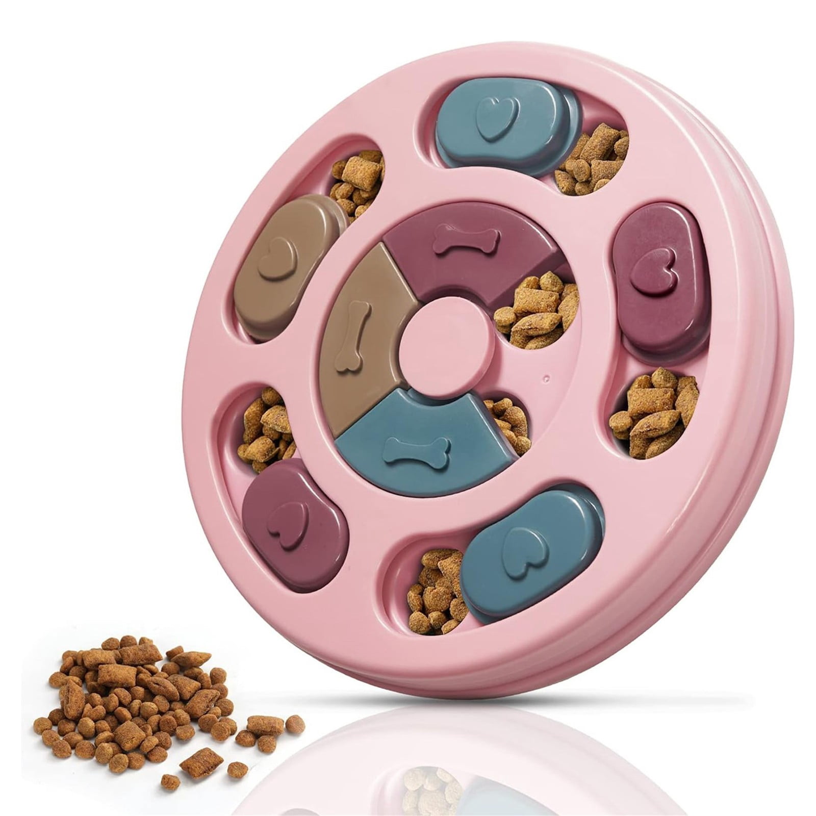 LGCASL Dog Brain-Boosting Food Feeder (Green), Dog Puzzles Dogs Foodes Puzzle Feeder Toys for Iq Training & Mental Enrichment Dog Puzzle, Green Pink - Image 4