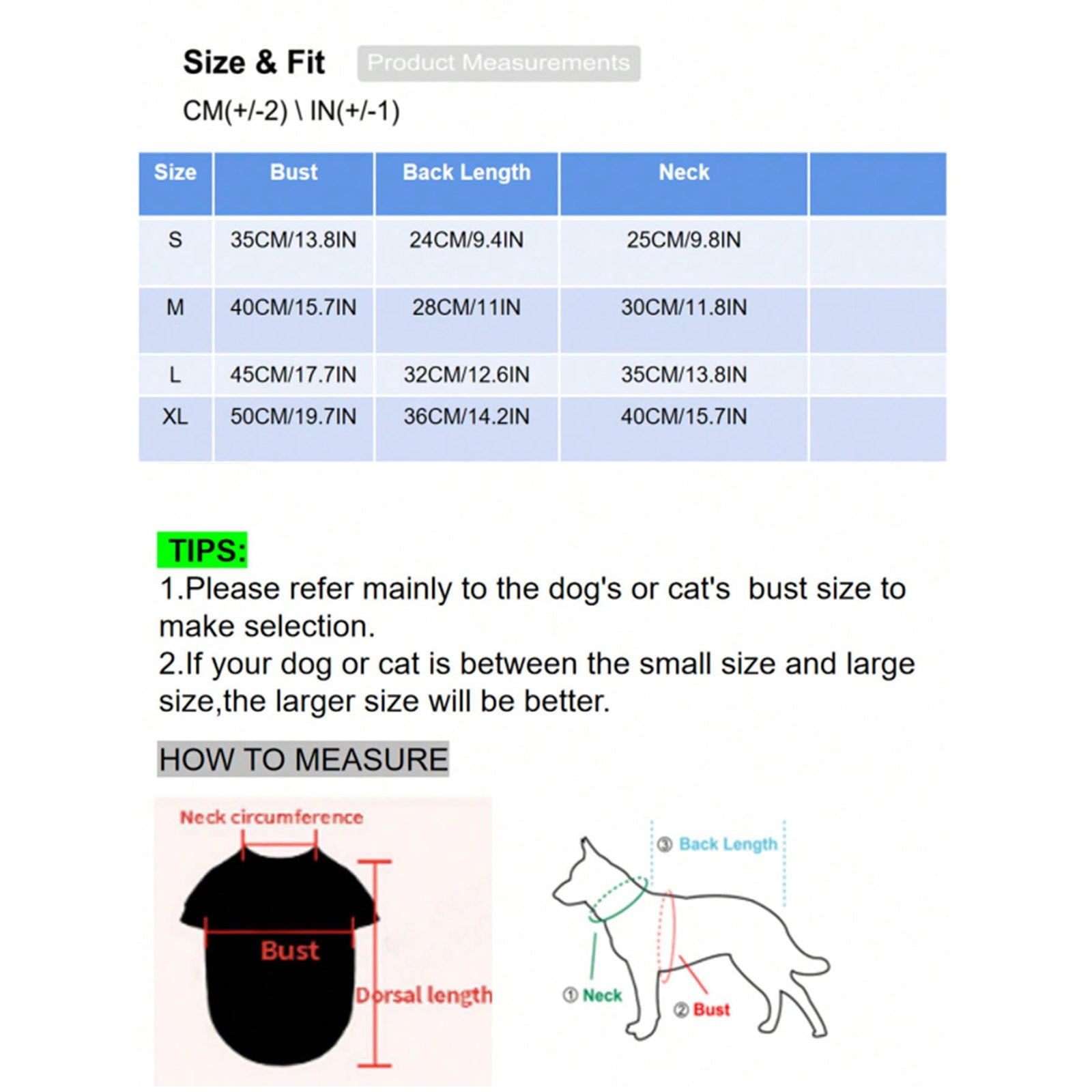 LGCASL Pet Hoodie, Dog Winter Sweater Cat Warm Clothes Pet Sweater Round Neck Solid Color Thickening Cat Dog Knitwear Sweater for Cats Or Dogs in Cold Season (Light Blue, S) S Red - Image 3