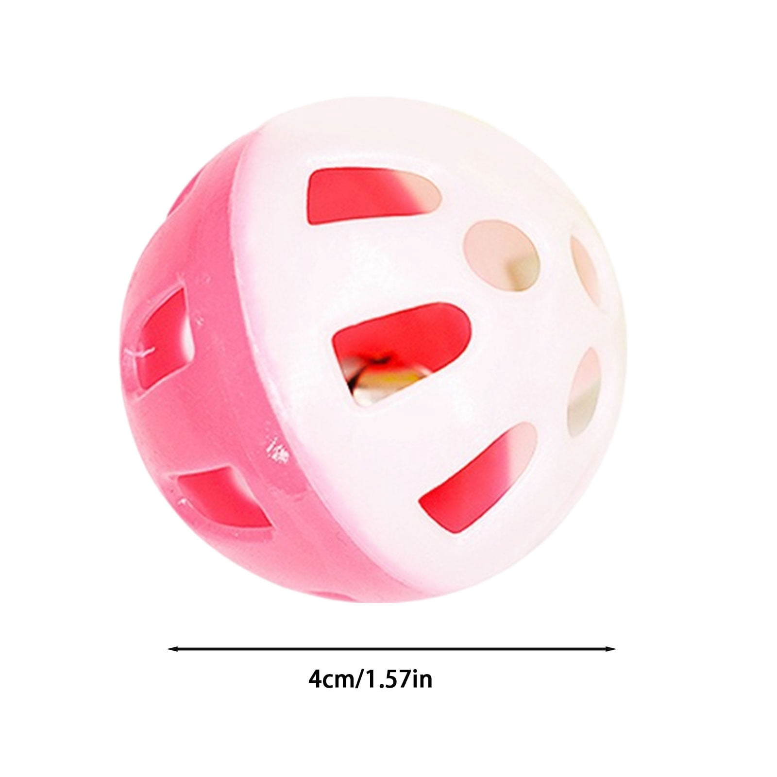 LGCASL Pet Ball Toys Random Color, Pet Toy Parrot Bell Gnawing Hi Stuffy Bird Toy Anti and Stuffy Grinding Bell (Random Color, 1Pc) 1pc Random color - Image 2