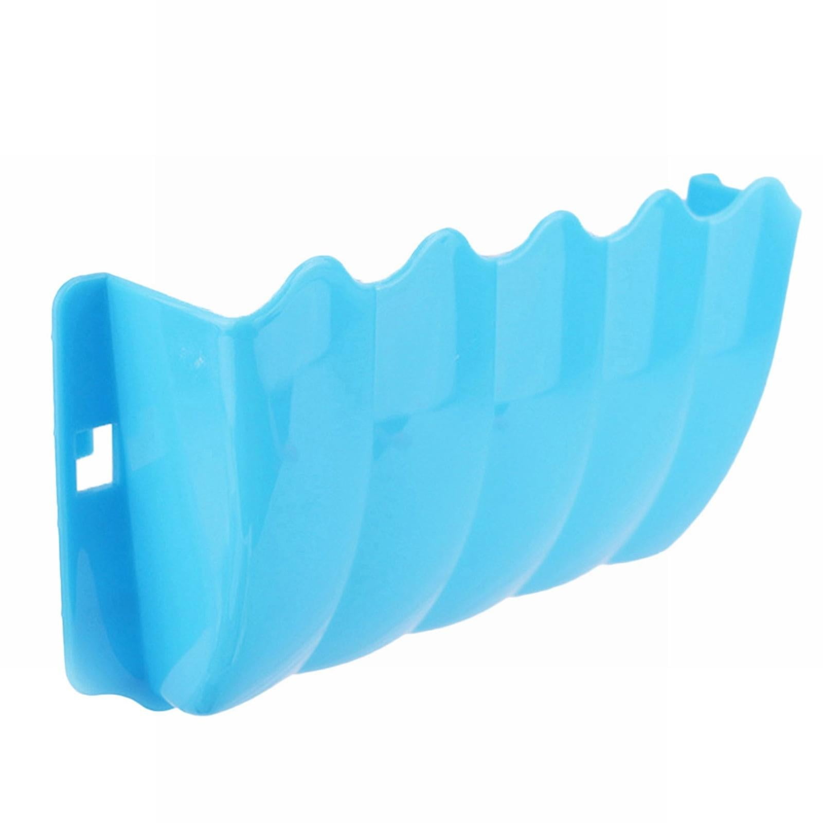 LGCASL Hanging Hay Dispenser for Pet Rabbits, Rabbit Feeder Small Animal Hay Bowl Hay Holder Large Capacity Feeder for Bunny Pig Light Blue - Image 1