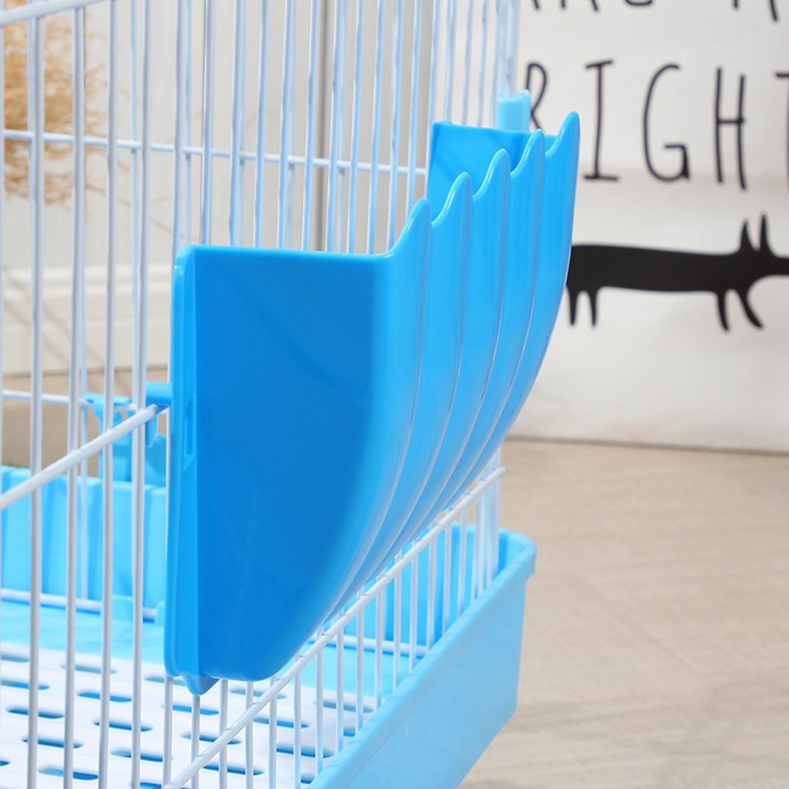 LGCASL Hanging Hay Dispenser for Pet Rabbits, Rabbit Feeder Small Animal Hay Bowl Hay Holder Large Capacity Feeder for Bunny Pig Light Blue - Image 4