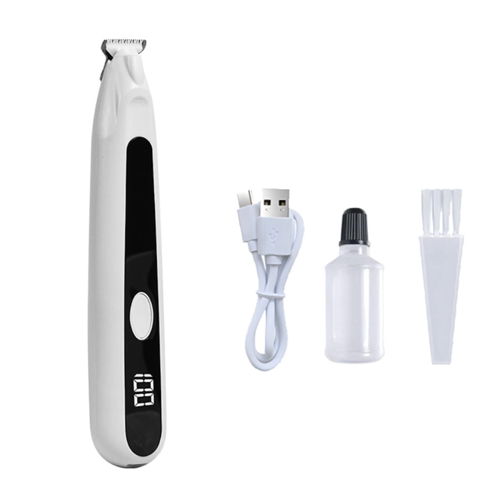 LGCASL Pet Grooming Kit, Small to Medium-Sized Pet Grooming Tools Dog Trimmer Pet Precision Trimmer for Cordless Dog Clipper Trimmer for Dogs Usb Rechargeable Noise Dog Grooming for Ears White - Image 1