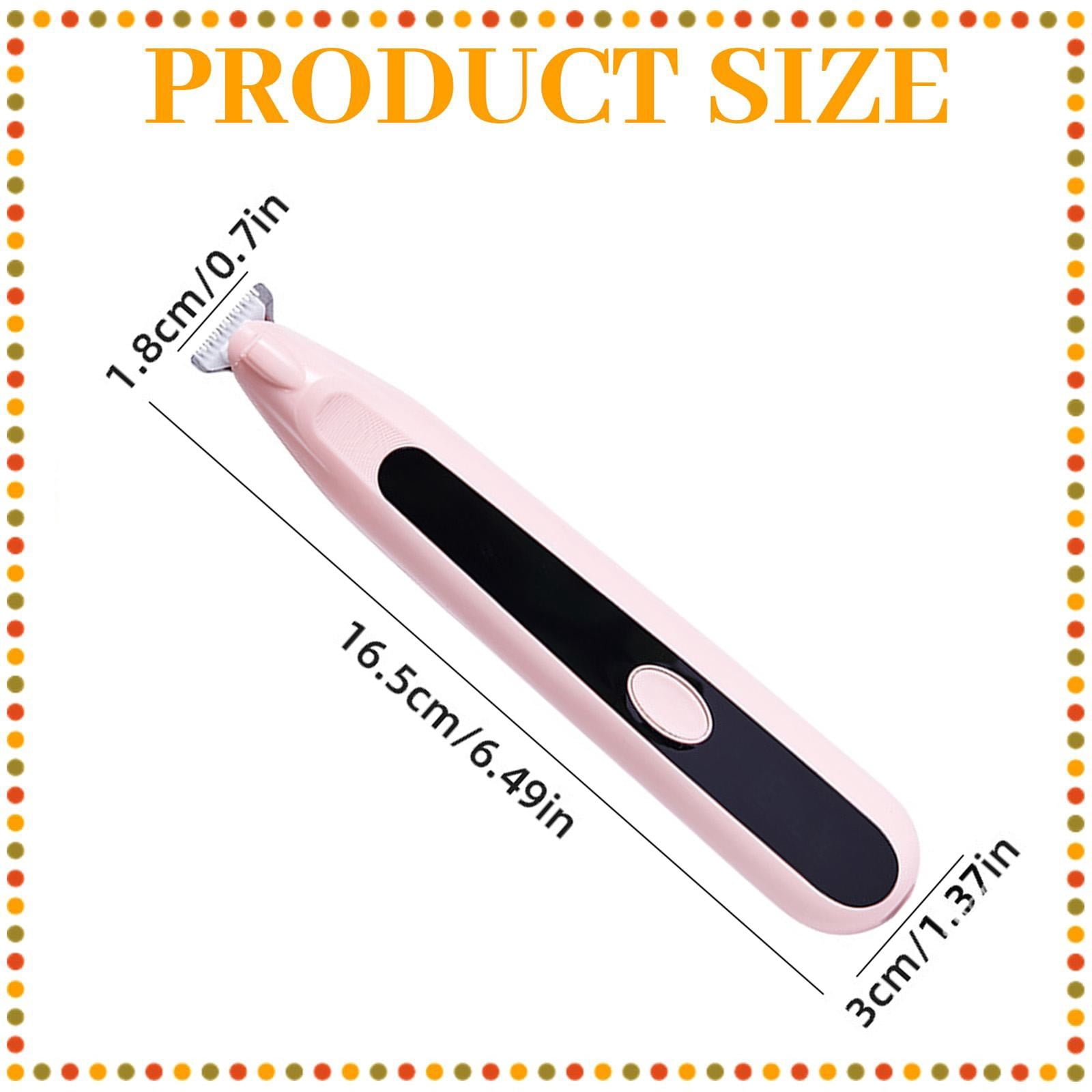LGCASL Pet Grooming Kit, Small to Medium-Sized Pet Grooming Tools Dog Trimmer Pet Precision Trimmer for Cordless Dog Clipper Trimmer for Dogs Usb Rechargeable Noise Dog Grooming for Ears White - Image 3
