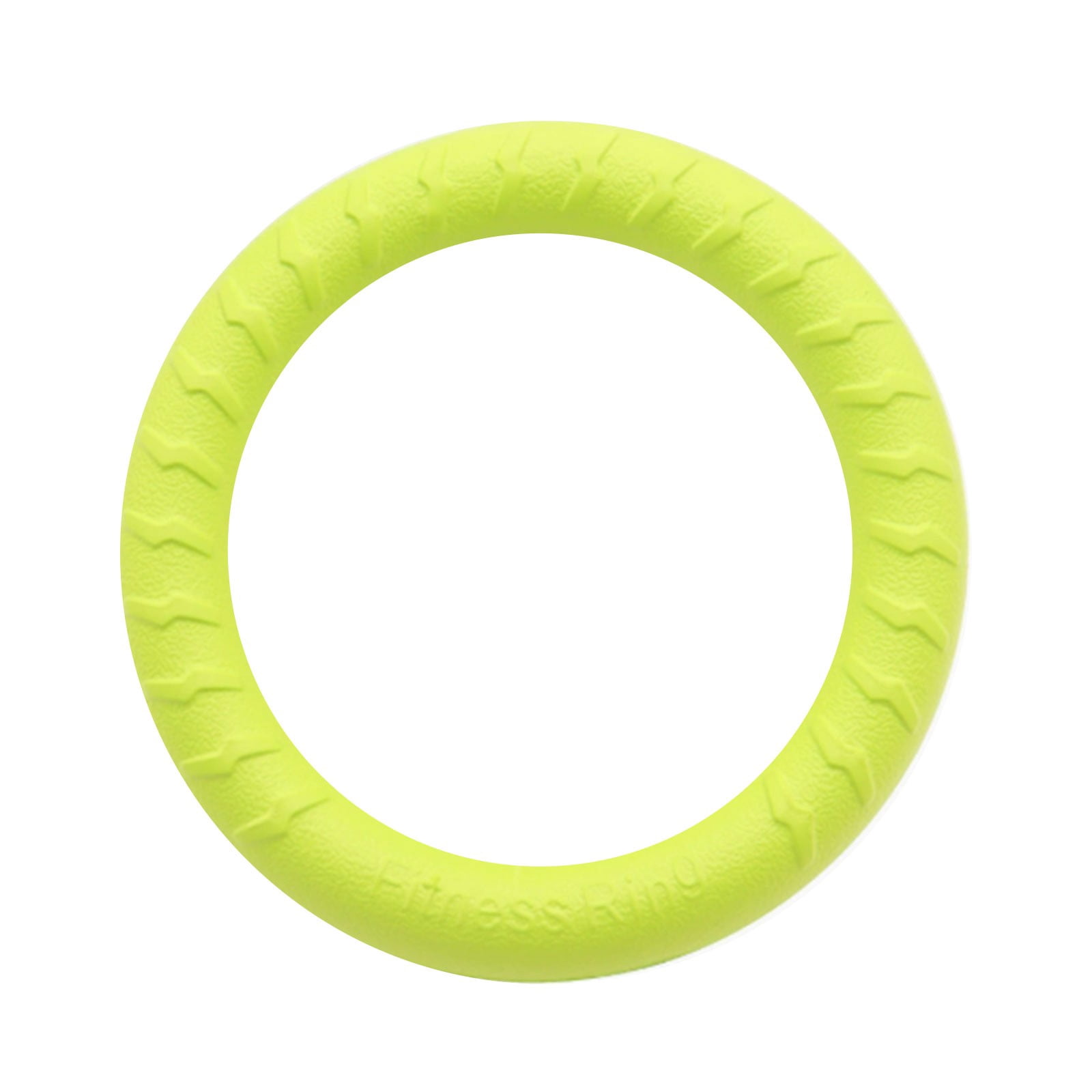 LGCASL Eva Pet Chewing Training Ring, 11 Inches in Diameter, Dog Chew Rubber Ring Toy Interactive Tug & Training Toy, Suitable for Most Dog Sizes Green - Image 1