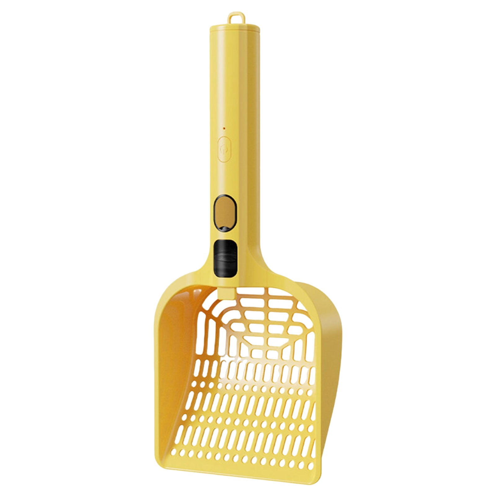 LGCASL Rechargeable Spray Deodorizing Cat Litter Scoop, Large Sized Rechargeable Spray Litter for Home Use Litter Scooping Tool, White Yellow - Image 1