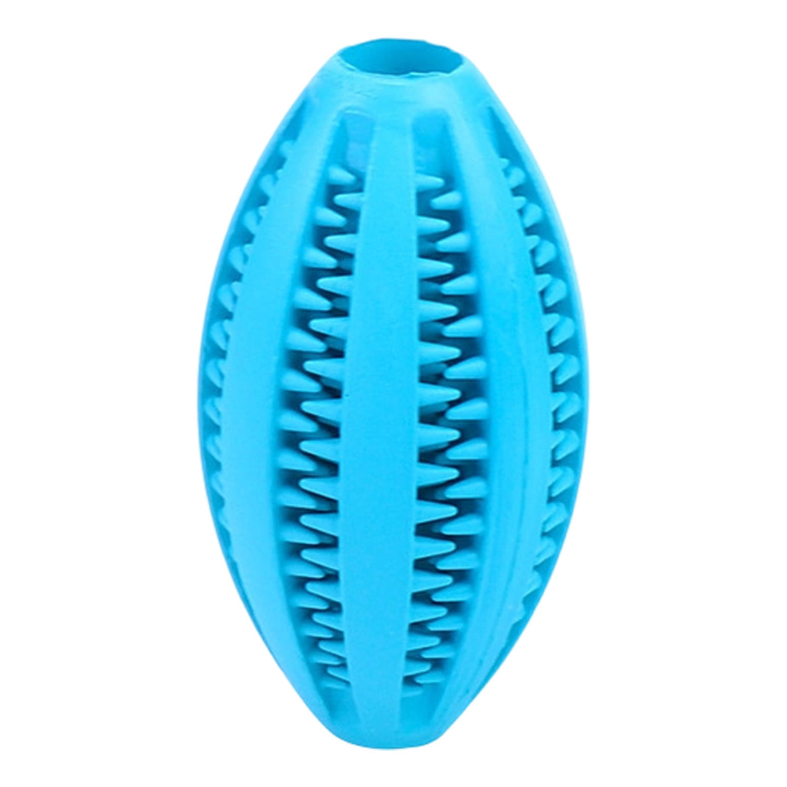 LGCASL Pet Toy Ball Dog Puzzle Toy 1 Pack Interactive Dog Toys for Dispensing Puppy Toys for Teething Puppy for Teeth/Slow Feeder/Iq Training/Playing, Yellow Sky Blue - Image 1