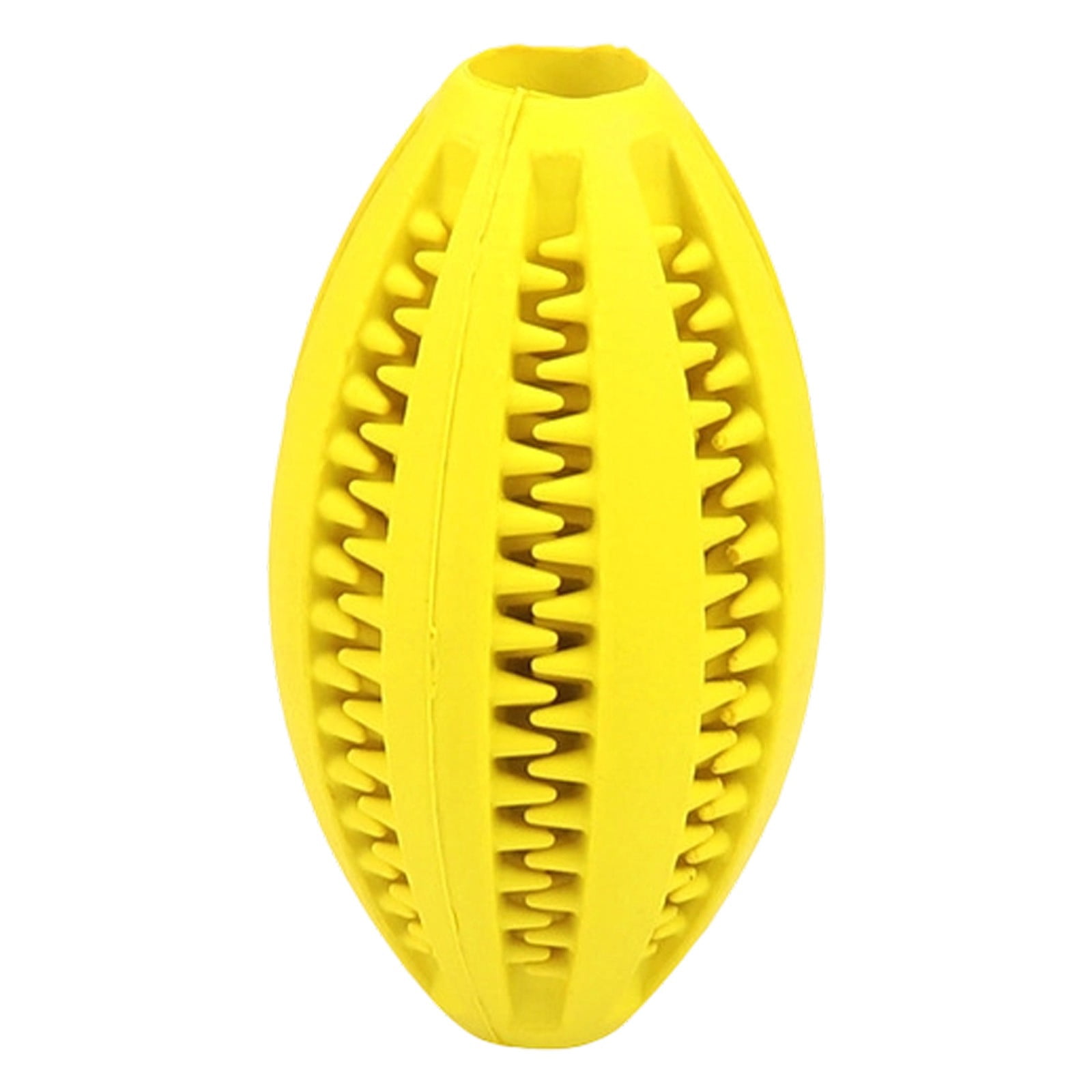 LGCASL Pet Toy Ball Dog Puzzle Toy 1 Pack Interactive Dog Toys for Dispensing Puppy Toys for Teething Puppy for Teeth/Slow Feeder/Iq Training/Playing Yellow - Image 1