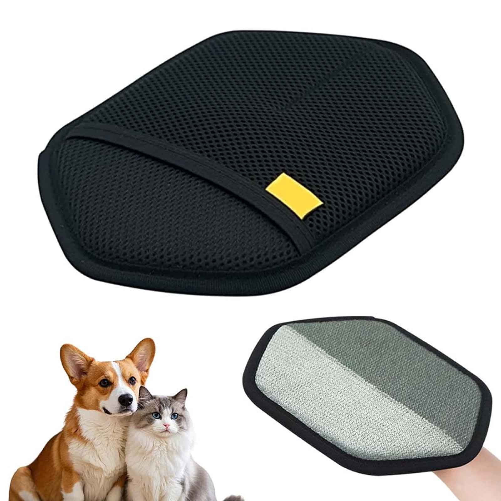 Pet Static Electricity Hair Removal Gloves Pet Remover 2026 New Electrostatic Pet Removal Gloves for Dogs Thickened Brush Reusable Washable Pet Remover Glove Tool for Furniture Couch Car, Blue Black - Image 2