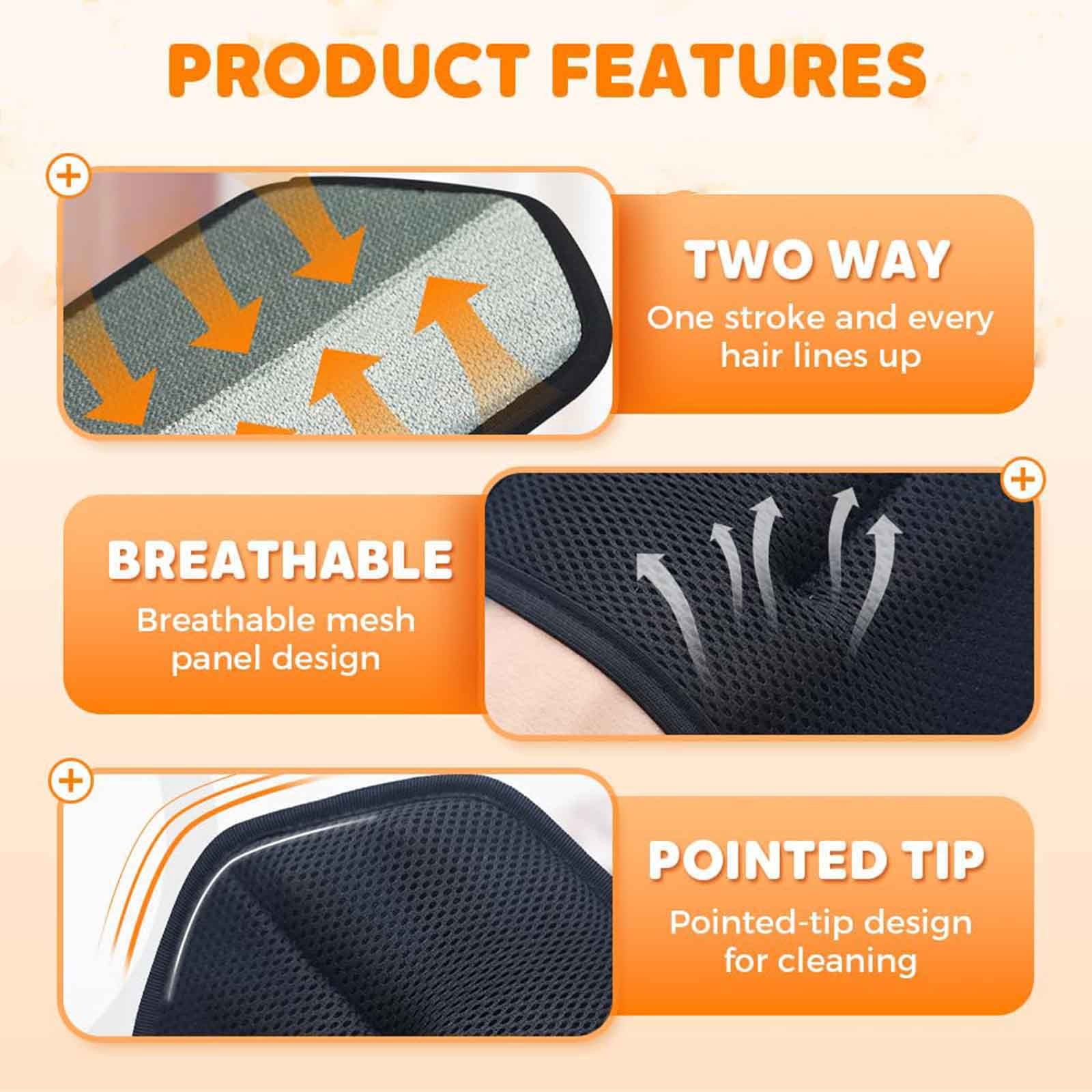 Pet Static Electricity Hair Removal Gloves Pet Remover 2026 New Electrostatic Pet Removal Gloves for Dogs Thickened Brush Reusable Washable Pet Remover Glove Tool for Furniture Couch Car, Blue Black - Image 7