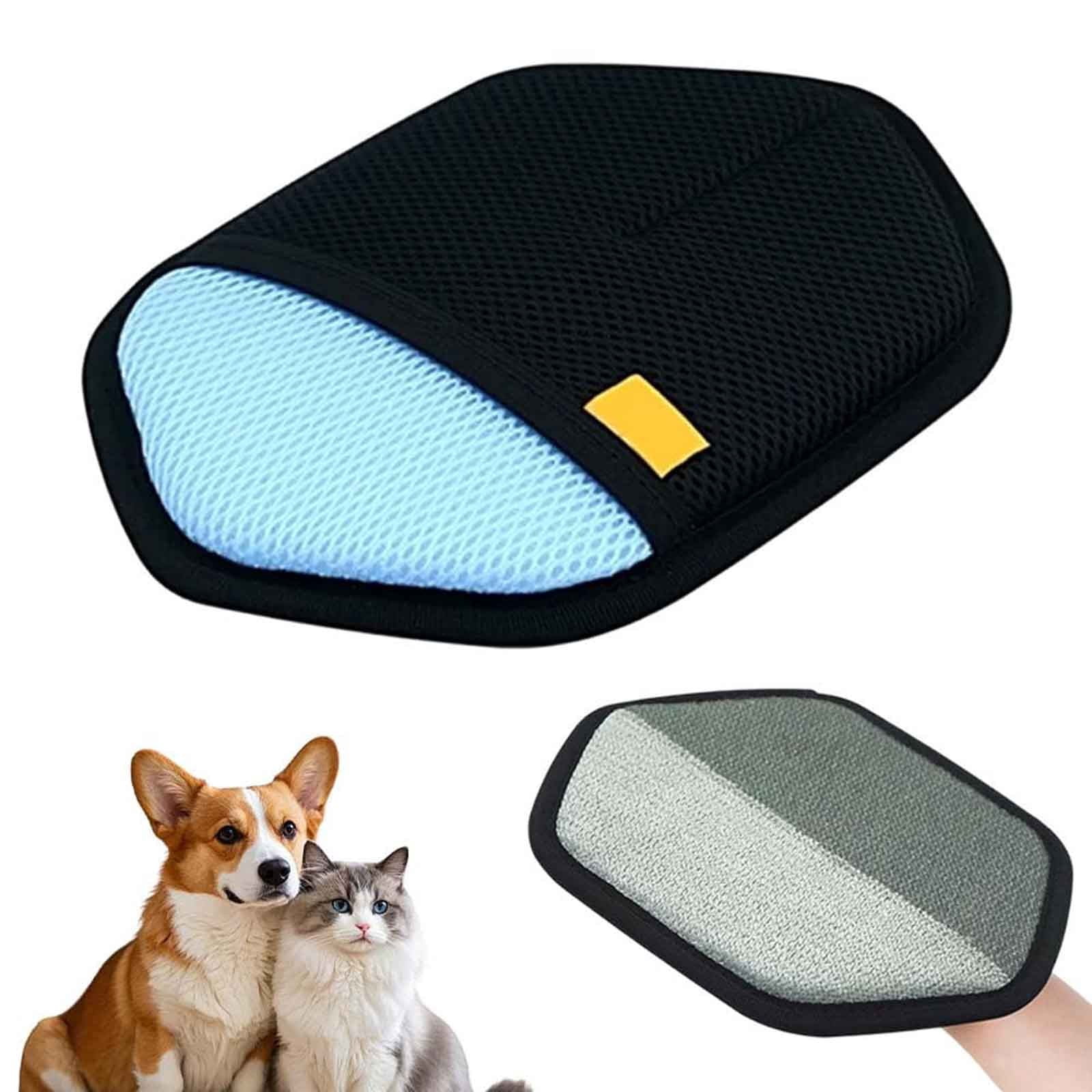 Pet Static Electricity Hair Removal Gloves Pet Remover 2026 New Electrostatic Pet Removal Gloves for Dogs Thickened Brush Reusable Washable Pet Remover Glove Tool for Furniture Couch Car Blue - Image 2