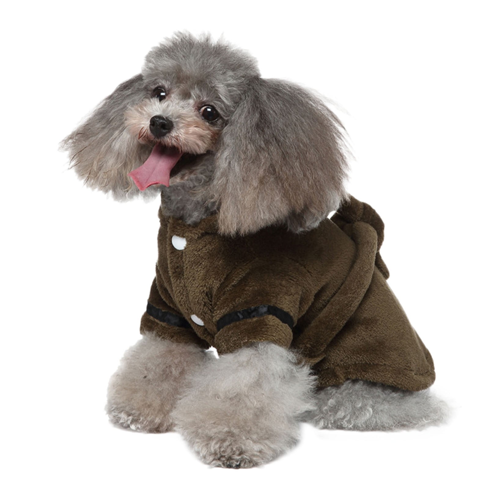 LGCASL Pet Bathrobes, Pajamas Clearance! Dog Cat Bathrobe Pet Clothes Hotel Bath Towel Pet Bathrobe Nightgown Pajamas (Army Green, L) S Army Green - Image 2