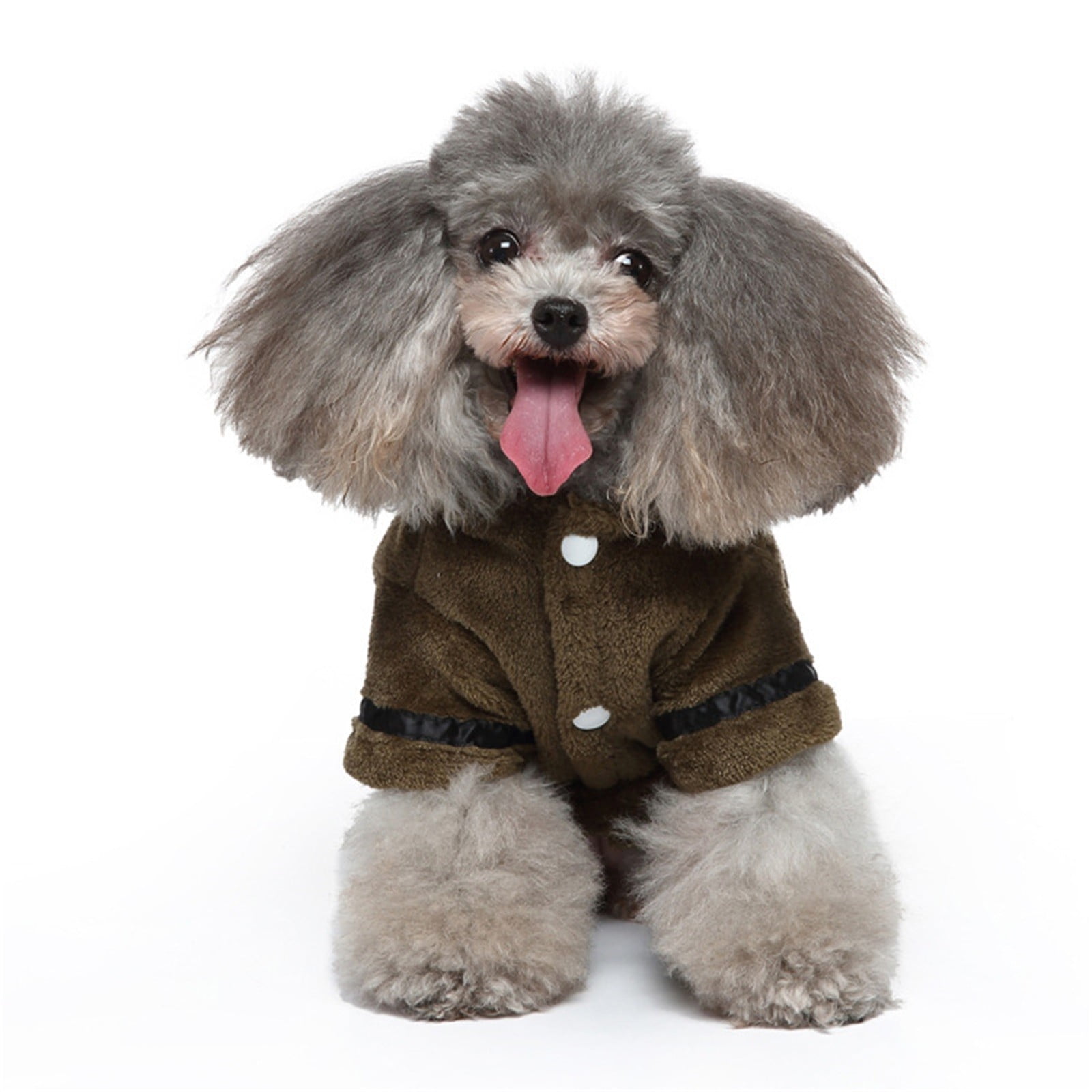 LGCASL Pet Bathrobes, Pajamas Clearance! Dog Cat Bathrobe Pet Clothes Hotel Bath Towel Pet Bathrobe Nightgown Pajamas (Army Green, L) S Army Green - Image 4