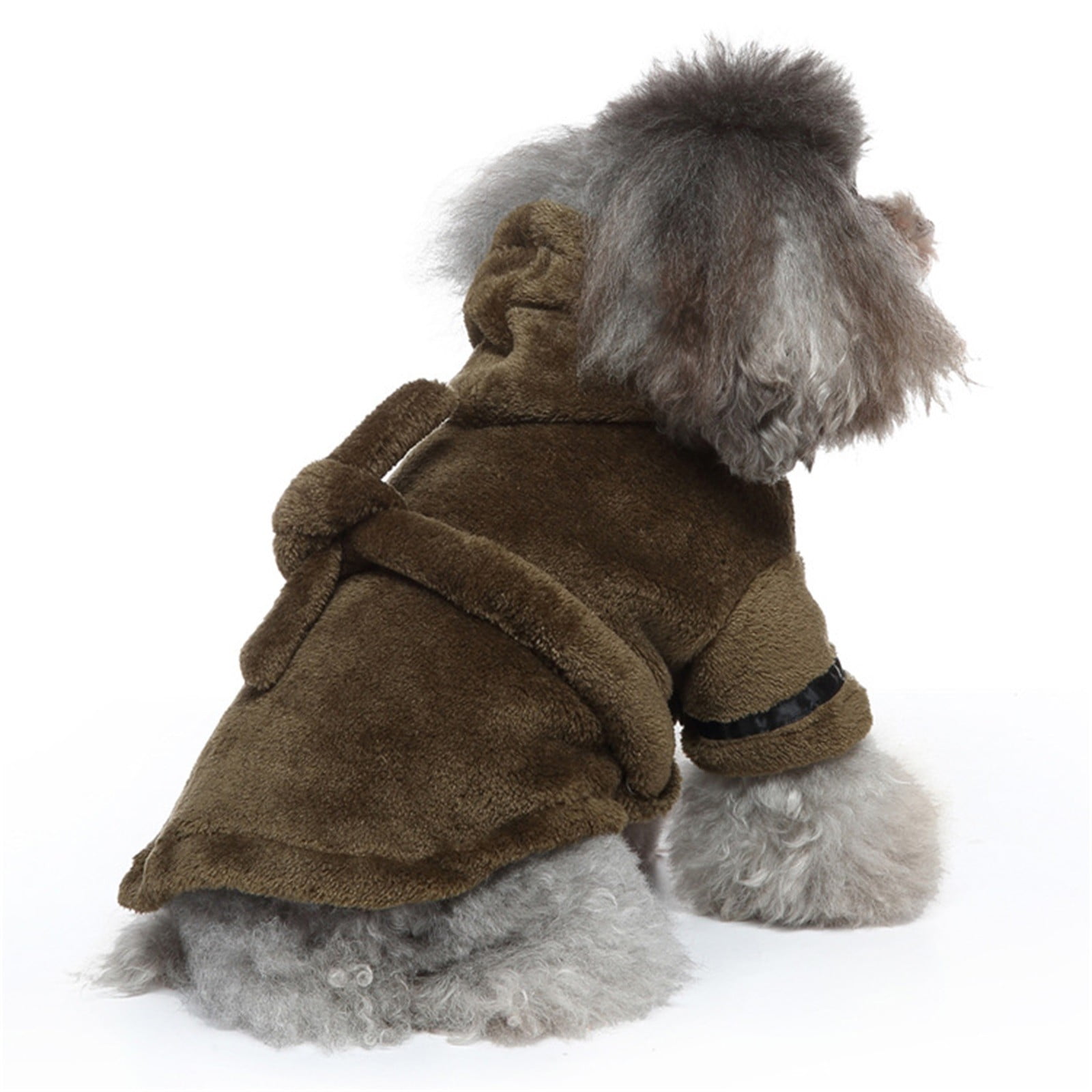 LGCASL Pet Bathrobes, Pajamas Clearance! Dog Cat Bathrobe Pet Clothes Hotel Bath Towel Pet Bathrobe Nightgown Pajamas (Army Green, L) M Army Green - Image 6