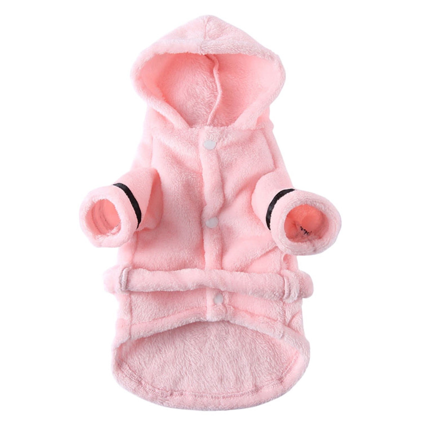 LGCASL Pet Bathrobes, Pajamas Clearance! Dog Cat Bathrobe Pet Clothes Hotel Bath Towel Pet Bathrobe Nightgown Pajamas (Army Green, L) M Pink - Image 1