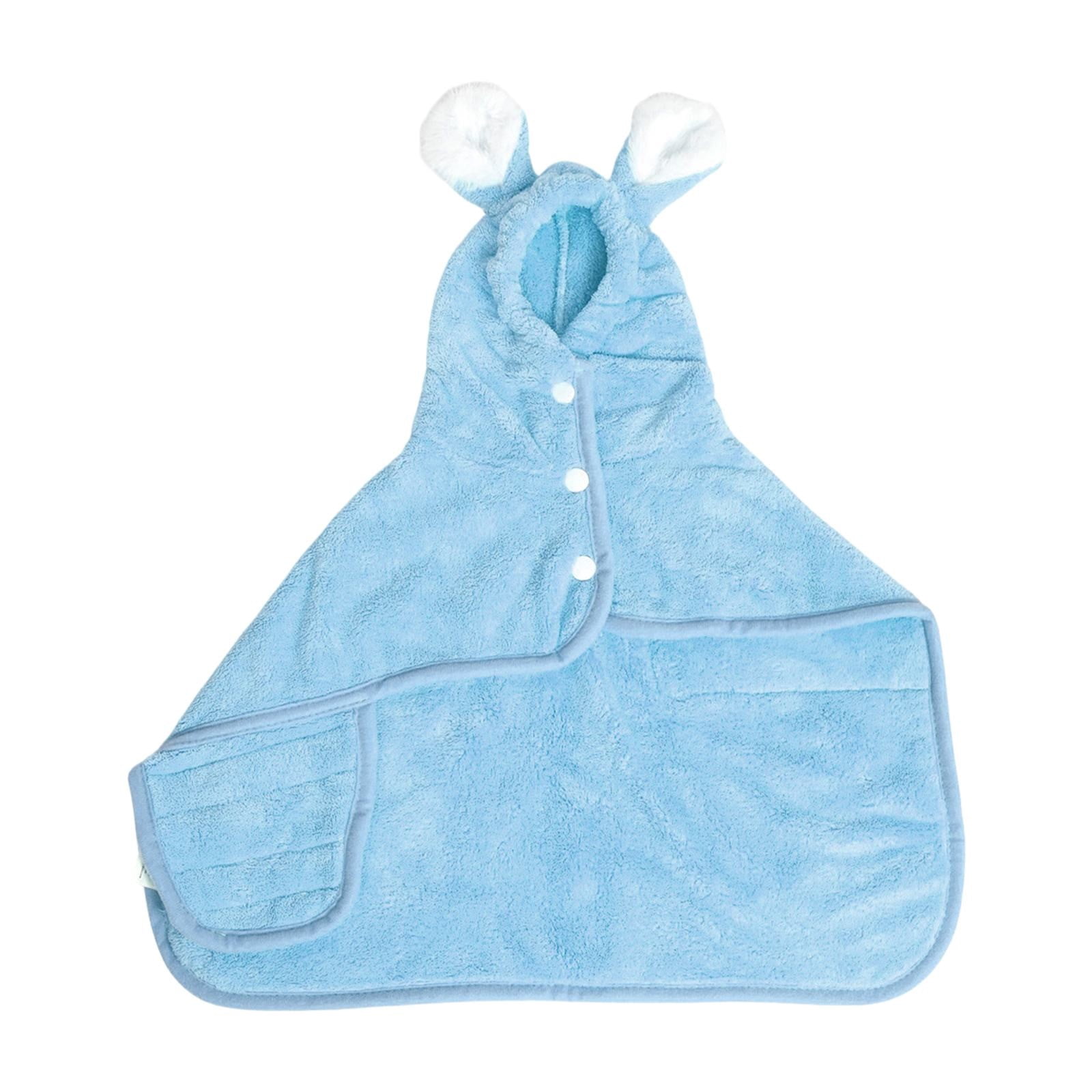 LGCASL 2026 New Puppy Bathrobe with Hood, Dog Bathrobe Absorbent Towel for Small Dogs Fast Drying Dog Robe Coat with Hood Puppy Towel Wrap Pet Grooming After Shower (Blue, Xs) XL Blue - Image 1