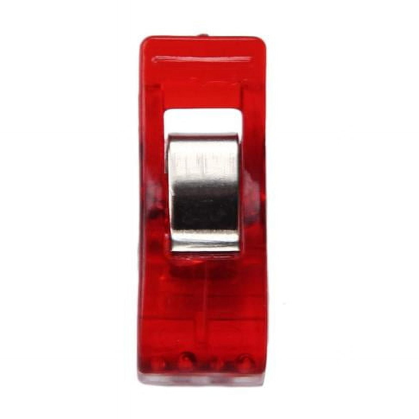 WQQZJJ Office Supplies 50 PCS Clear Sewing Craft Quilt Binding Plastic Clips Clamps Pack RD Up To 40% Off Home on Clearance - Image 5