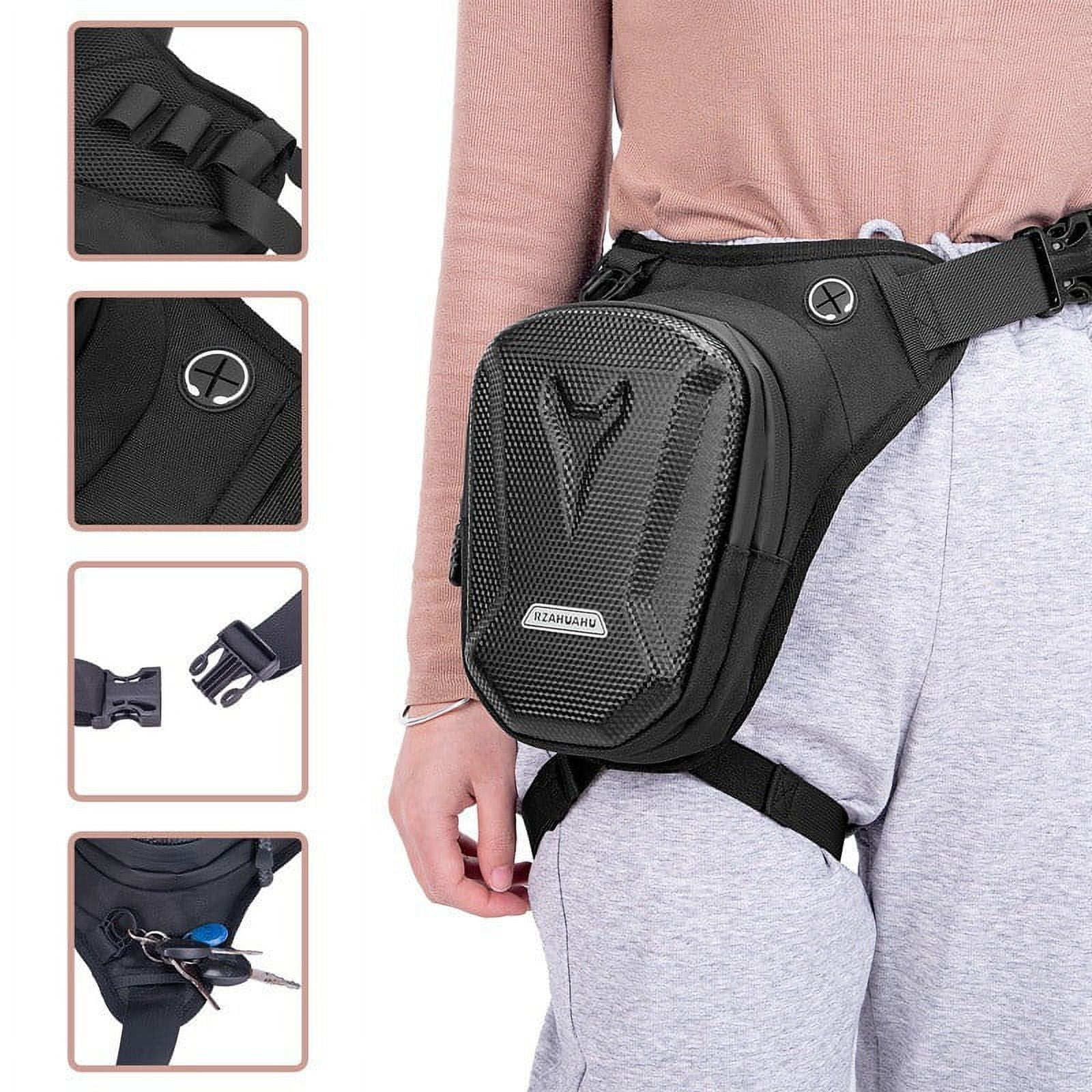 Outdoor Products Clearance,Motorcycle Waist Pack Drop Leg Bags Men Women Bike Riding Cycling Thigh Pouch Phone Storage Hip Bag Motorcycle Accessories Kit Available As Satchel - Image 4