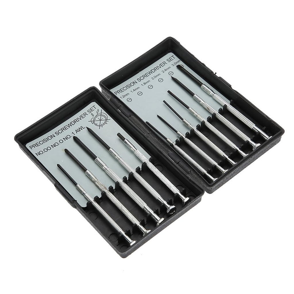 Eguiwyn Mini Watch Alloy Tools Screwdriver 11pcs Precision Kit Screw Set Tools & Home Improvement As Shown - Image 6