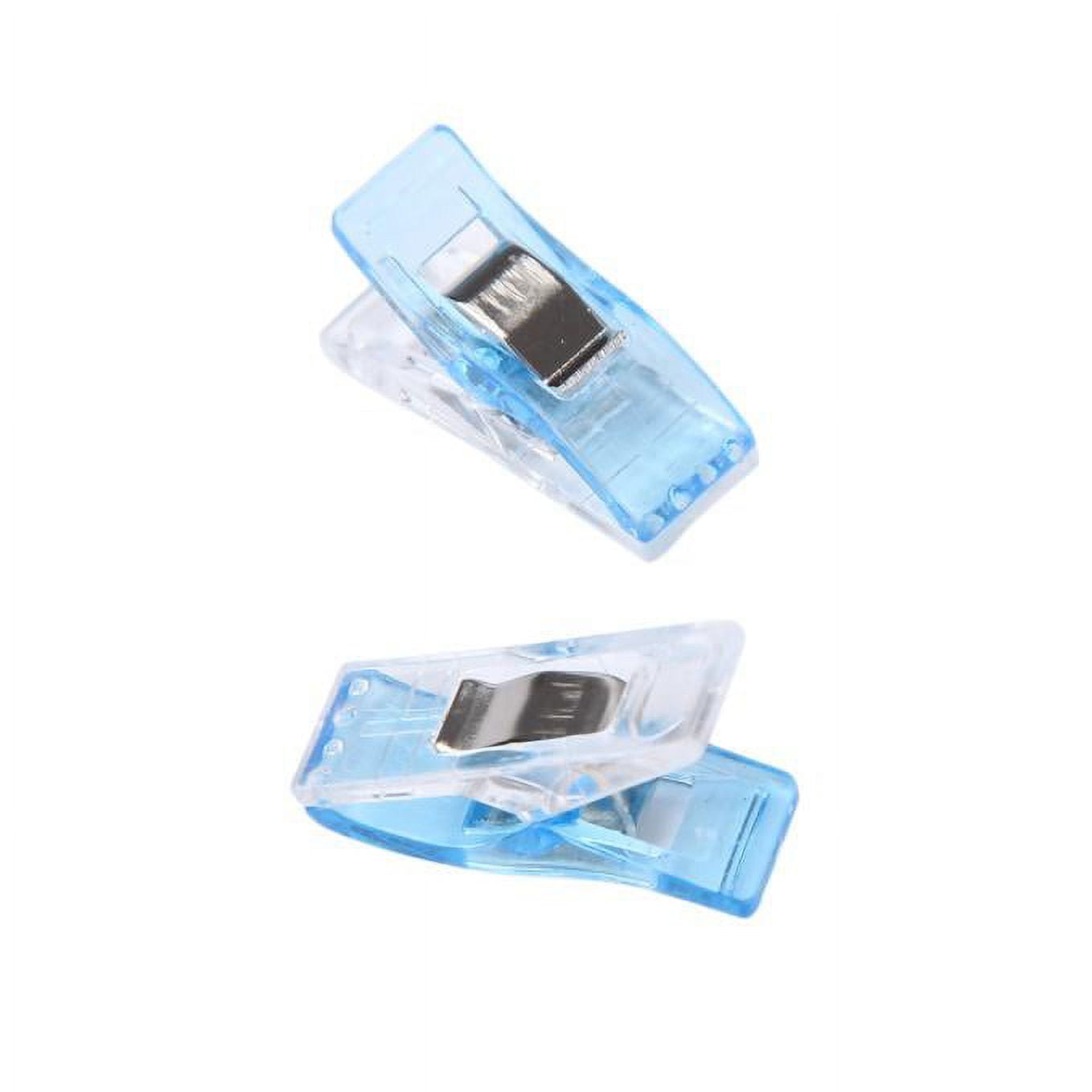 WQQZJJ Office Supplies 50 PCS Clear Sewing Craft Quilt Binding Plastic Clips Clamps Pack BU Up To 40% Off Home on Clearance - Image 3