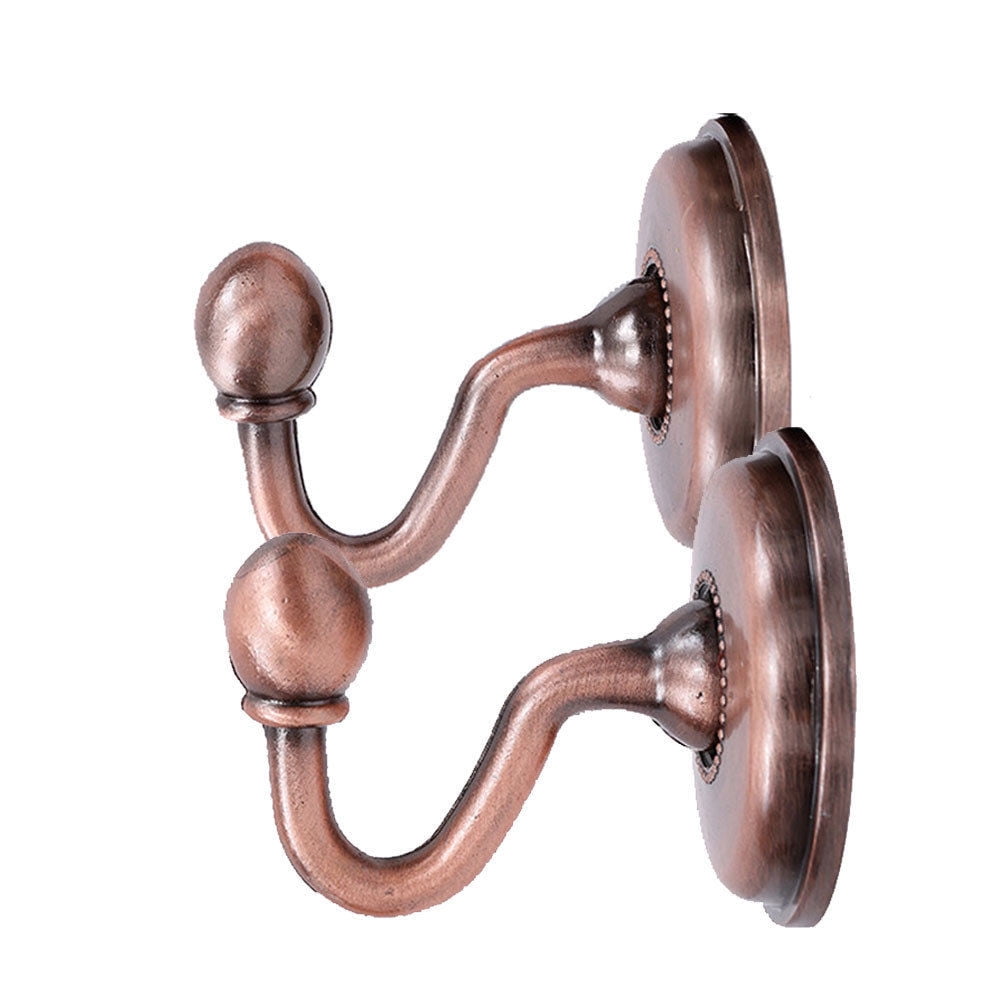 WQQZJJ Organization And Storage 2x Metal Curtain Holdback Wall Tie Back Hooks Hanger Holder Window Curtain Hooks On Clearance Rose Gold - Image 1