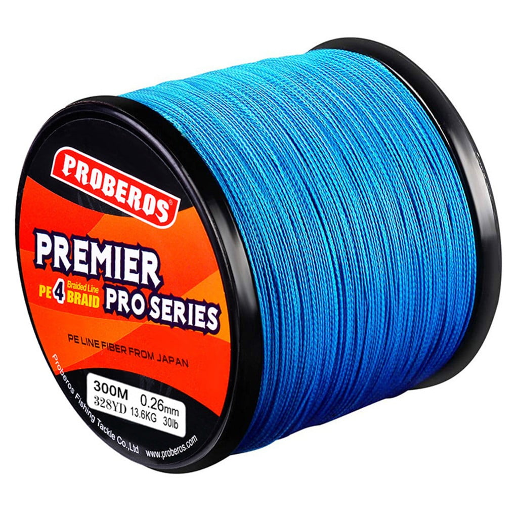 WQQZJJ Outdoor Fun Gifts Super Strong Abrasion Resistant PE braid Fishing Line 4 Strands 300M 30LB on Clearance D - Image 1