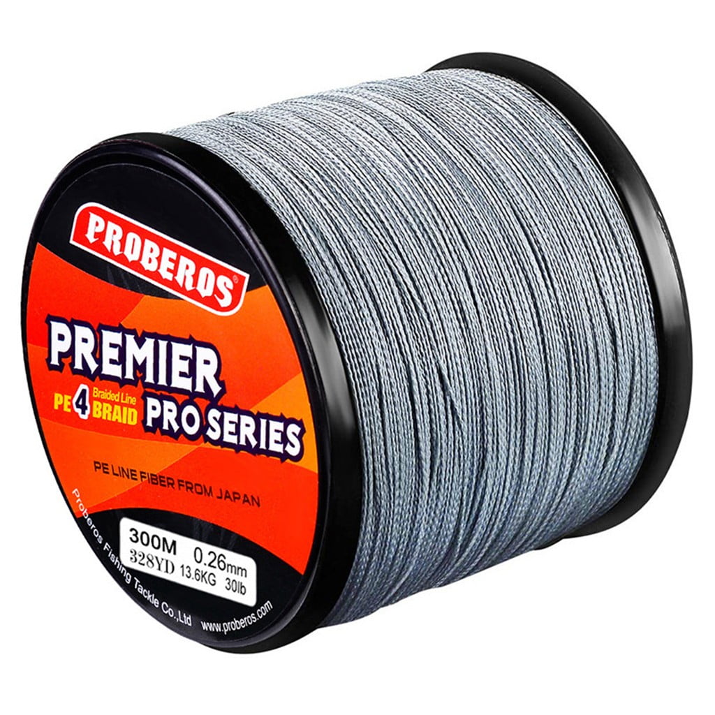 WQQZJJ Outdoor Fun Gifts Super Strong Abrasion Resistant PE braid Fishing Line 4 Strands 300M 30LB on Clearance F - Image 1