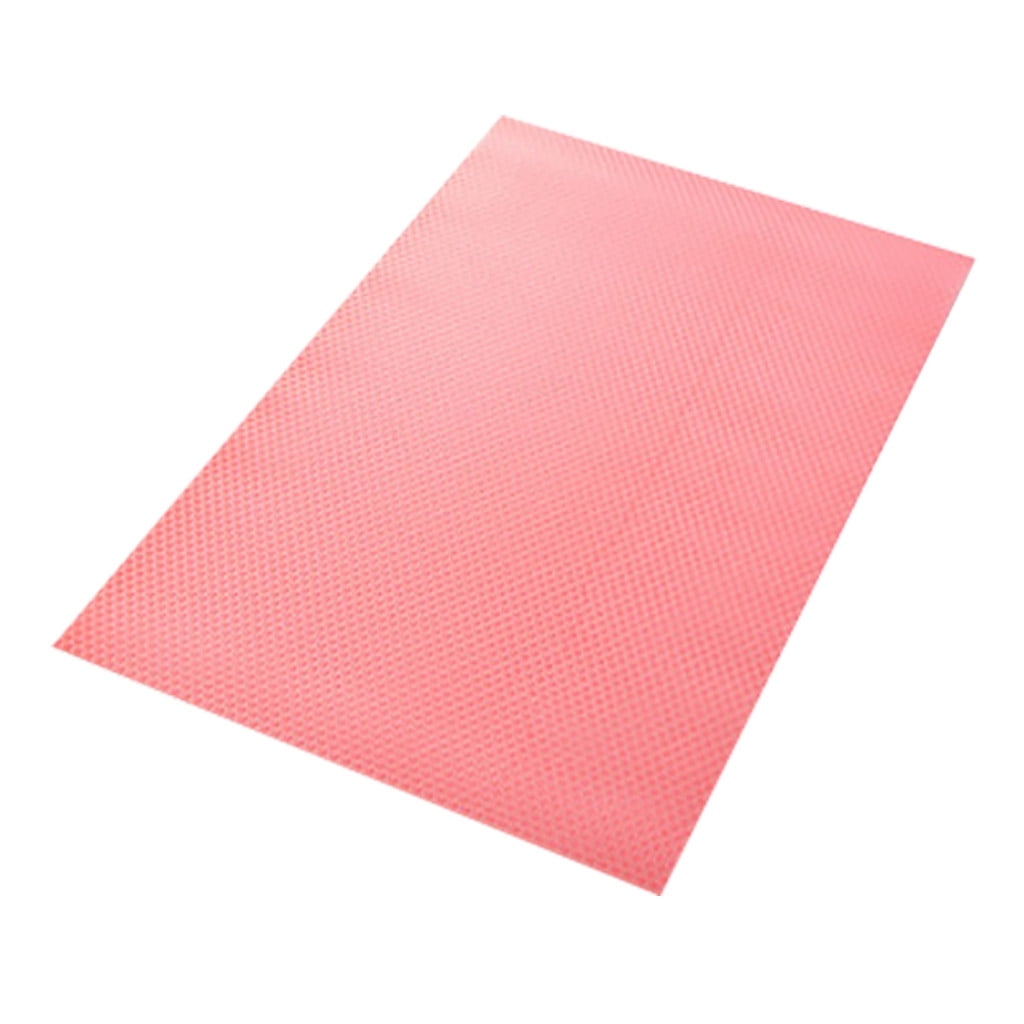 Eguiwyn Placemats Plac Multifunction Liners Refrigerator Table Drawer Fridge Refrigerator Mat Mats Tools & Home Improvement Placemats Set Of 4 Pink one Size Pink - Image 1