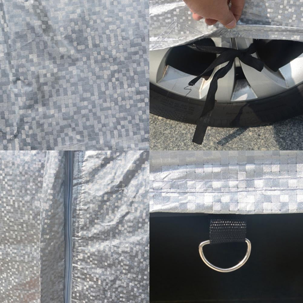 Waterproof Car Cover All Weather for Automobiles, Outdoor Sun UV Rain Dust Wind Snow Protection for sedan - Image 7