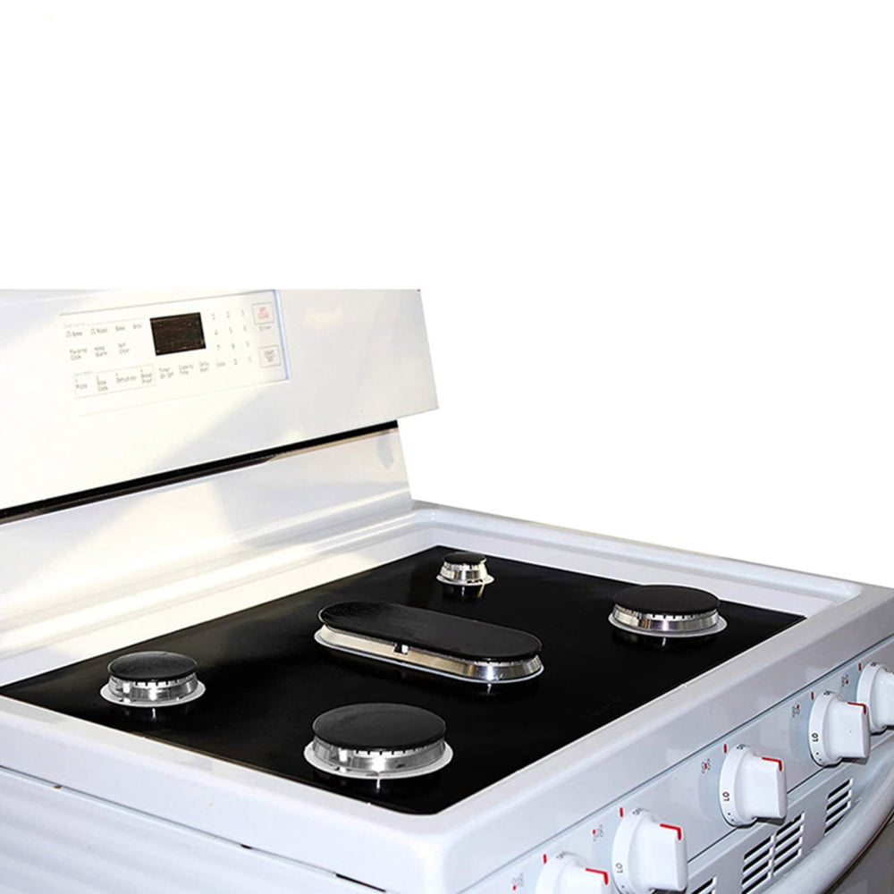 1PCS Stove Protector Cover Liner for 5 Burners Gas Stove Protector Kitchen Accessories Mat Stove Top Cover Gas Stove Cover 41.5*62cm Black - Image 5