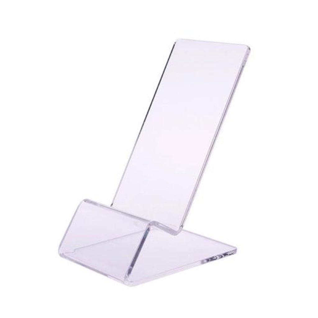 Eguiwyn Mobile phone holder Mobile Holder Phone Stand Acrylic Display Rack Bracket Transparent Clear Mount Kitchen，Dining & Bar Rack Clear - Image 2