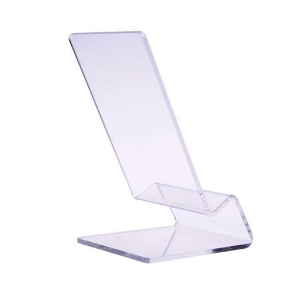 Eguiwyn Mobile phone holder Mobile Holder Phone Stand Acrylic Display Rack Bracket Transparent Clear Mount Kitchen，Dining & Bar Rack Clear - Image 3