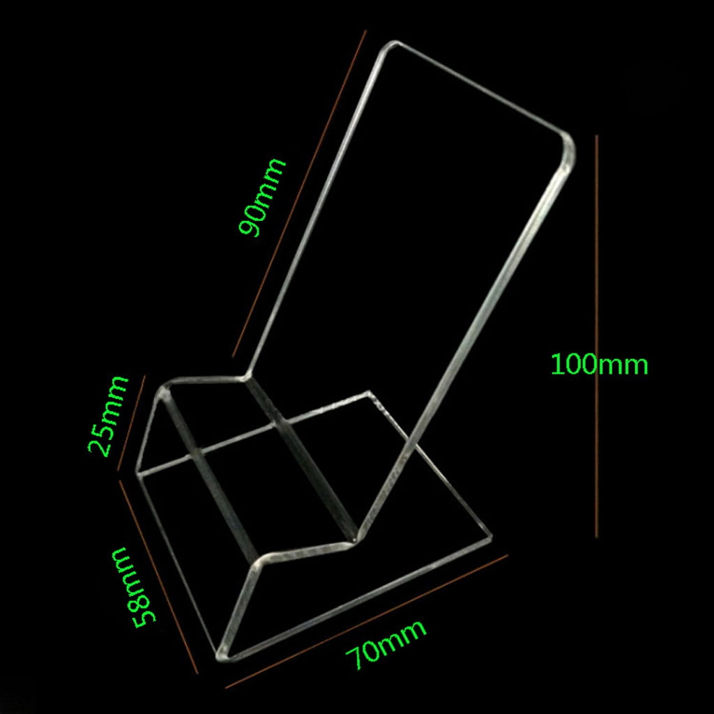 Eguiwyn Mobile phone holder Mobile Holder Phone Stand Acrylic Display Rack Bracket Transparent Clear Mount Kitchen，Dining & Bar Rack Clear - Image 4