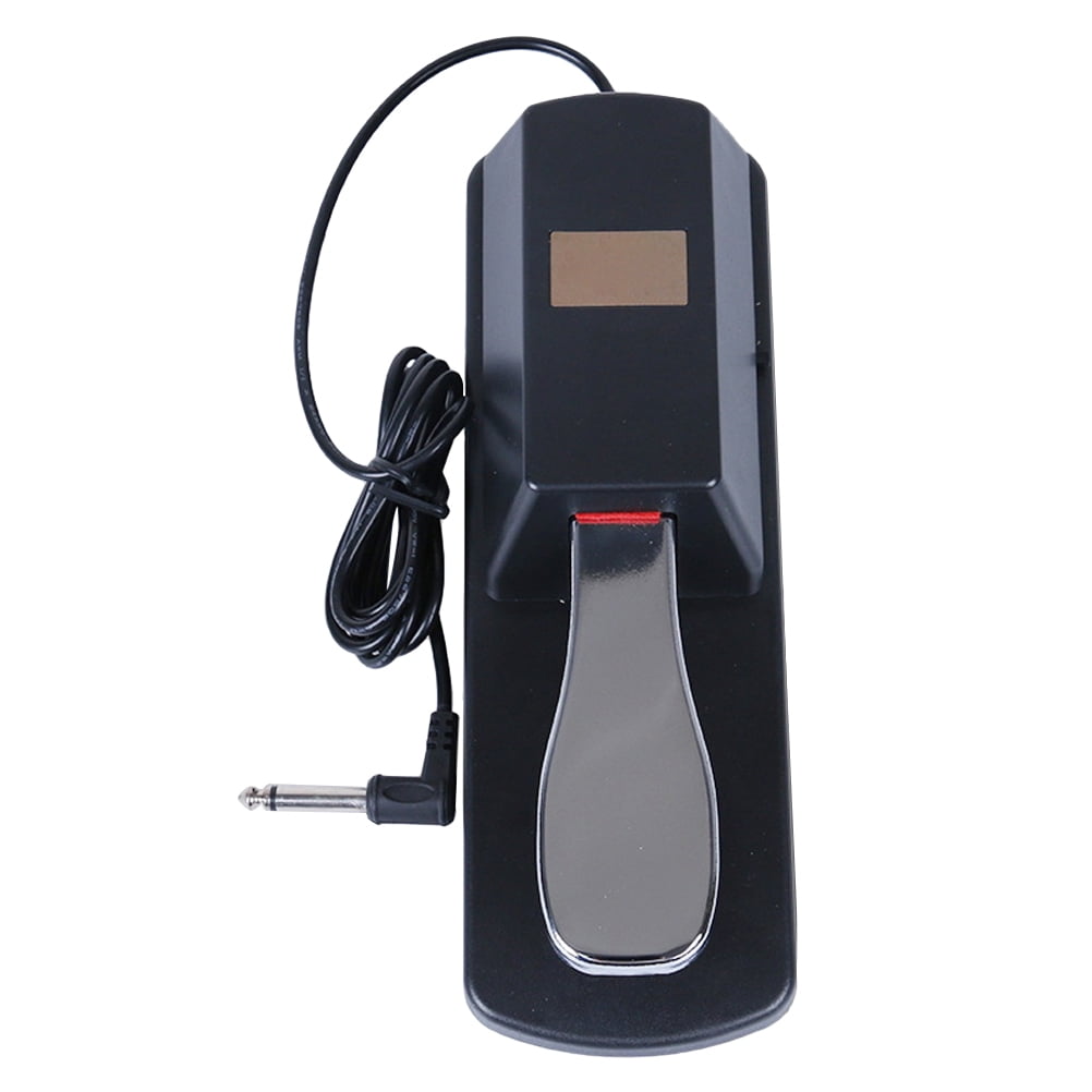 Sustain pedal for keyboard Universal Piano Keyboards Sustain Foot Pedal Durable Accessory for Electronic Keyboards Digital Piano (Black) 9.45