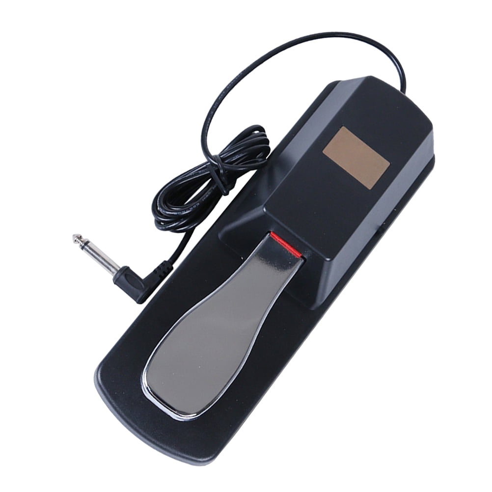 Sustain pedal for keyboard Universal Piano Keyboards Sustain Foot Pedal Durable Accessory for Electronic Keyboards Digital Piano (Black) 9.45