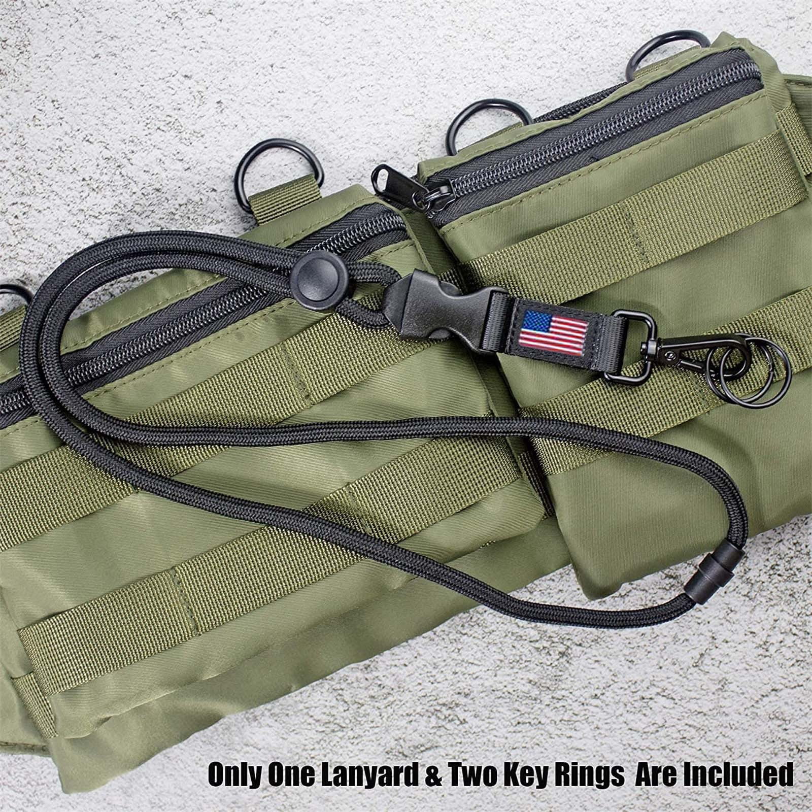 JWDX Banner Clearance Heavy and with Flag Round C4 Duty Durable Us Lanyard Buckle Lanyard Tools & Home Improvement As shown - Image 5
