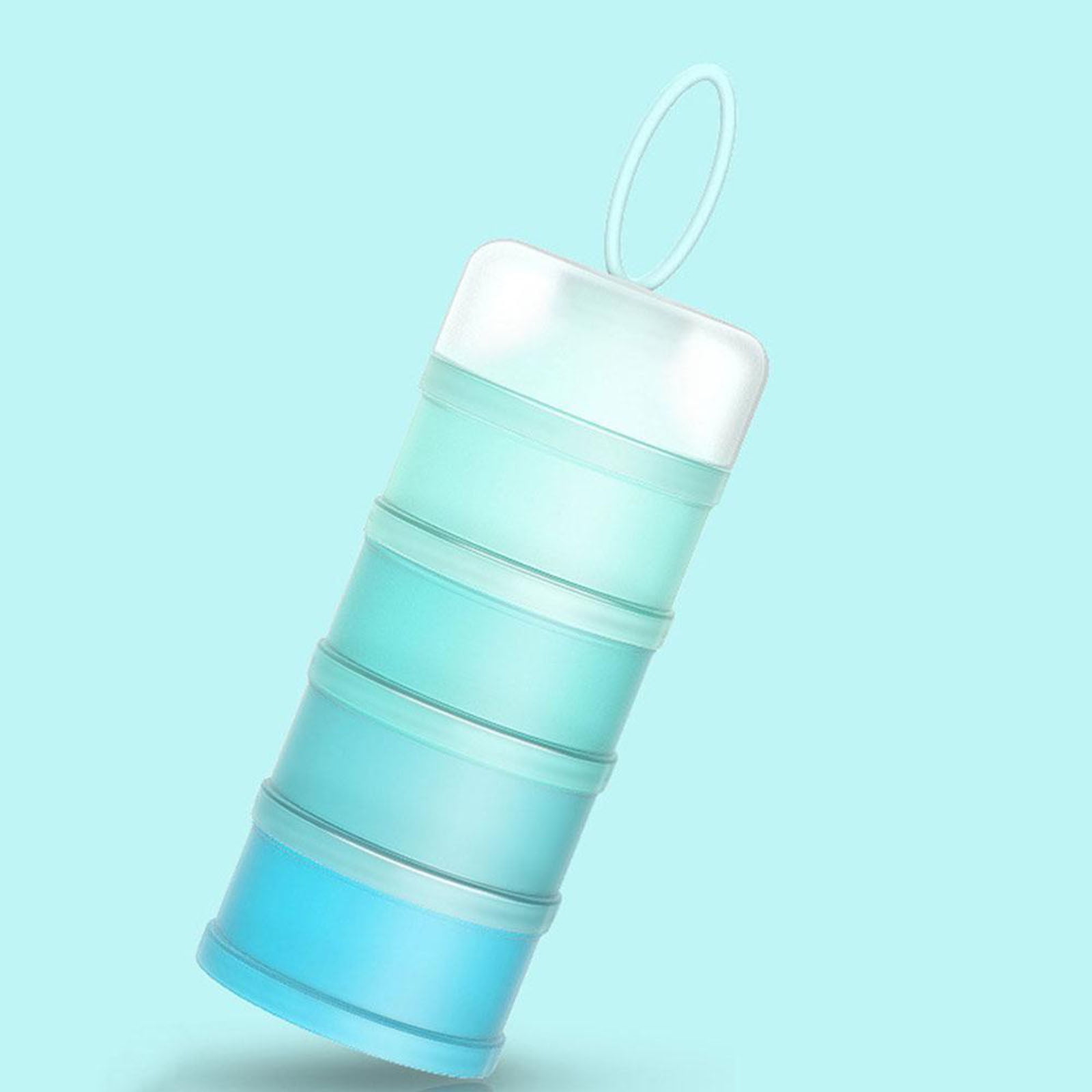 Clearance! JWDX Home Decoration, Milk Powder Box, Milk Food Formulas Storage Containers Bottle Dispensers Baby 4 Decoration & Hangs Blue - Image 3