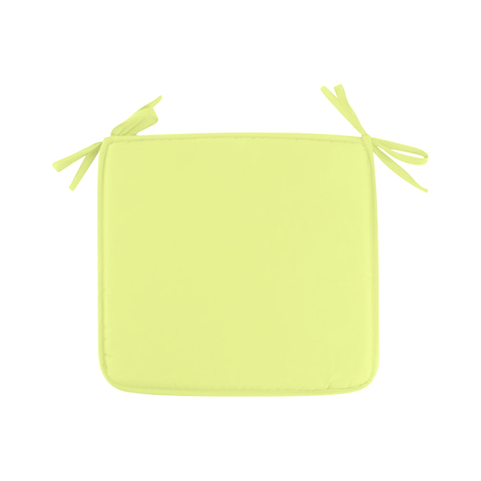 Clearance! JWDX Cushion, Dining Chair Cushion, Clearance Square Strap Garden Chair Pads Seat Cushion for Outdoor Bistros Stool Patio Dining Room Yellow - Image 1