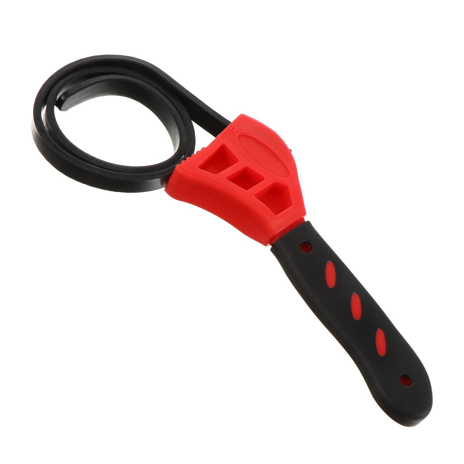 1pc Multifunctional Adjustable Rubber Strap Belt Wrench Universal Bottle Opener - Image 1