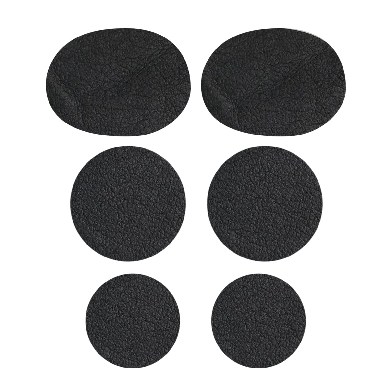 Eguiwyn Patch Stickers Heel Hole Repair Sticker 3 Pairs Self Adhesive Shoe Hole Patch Sticker Shoe Hole Repair Patch Sticker for Sneakers Leather Shoes High Heels G B-G - Image 1