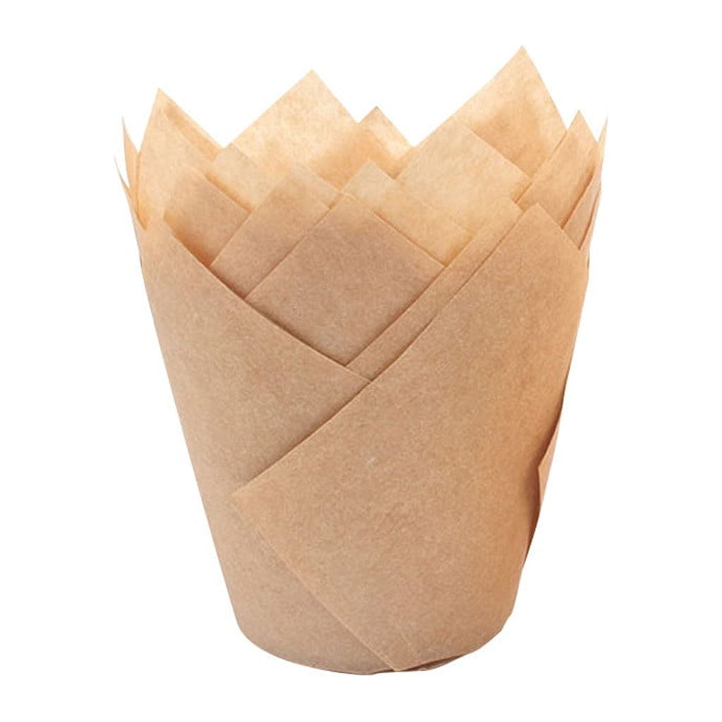 JWDX Tart Cup Clearance! Cupcake Liners Cup Paper Tuli Baking Wrappe Case Cake Muffin Cup Box, Egg Tart Cup Promotion Include 50+1Pc Cup Holder G - Image 1