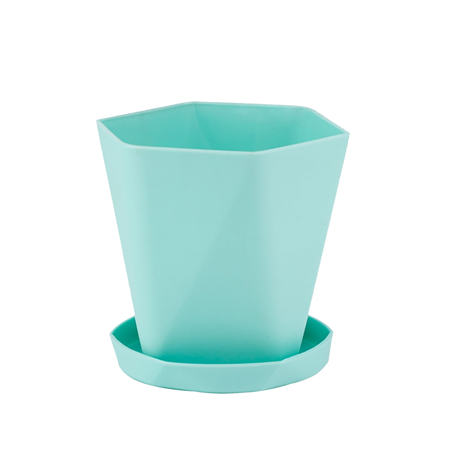 JWDX Flower Pots Clearance, Gardening Suppliesbalcony Household Plastic Flower Pot Resin Nordic Thicken Large Flower Pot, Suitable for Indoor and Outdoor Green Plant Planting Green Z1-Green - Image 2