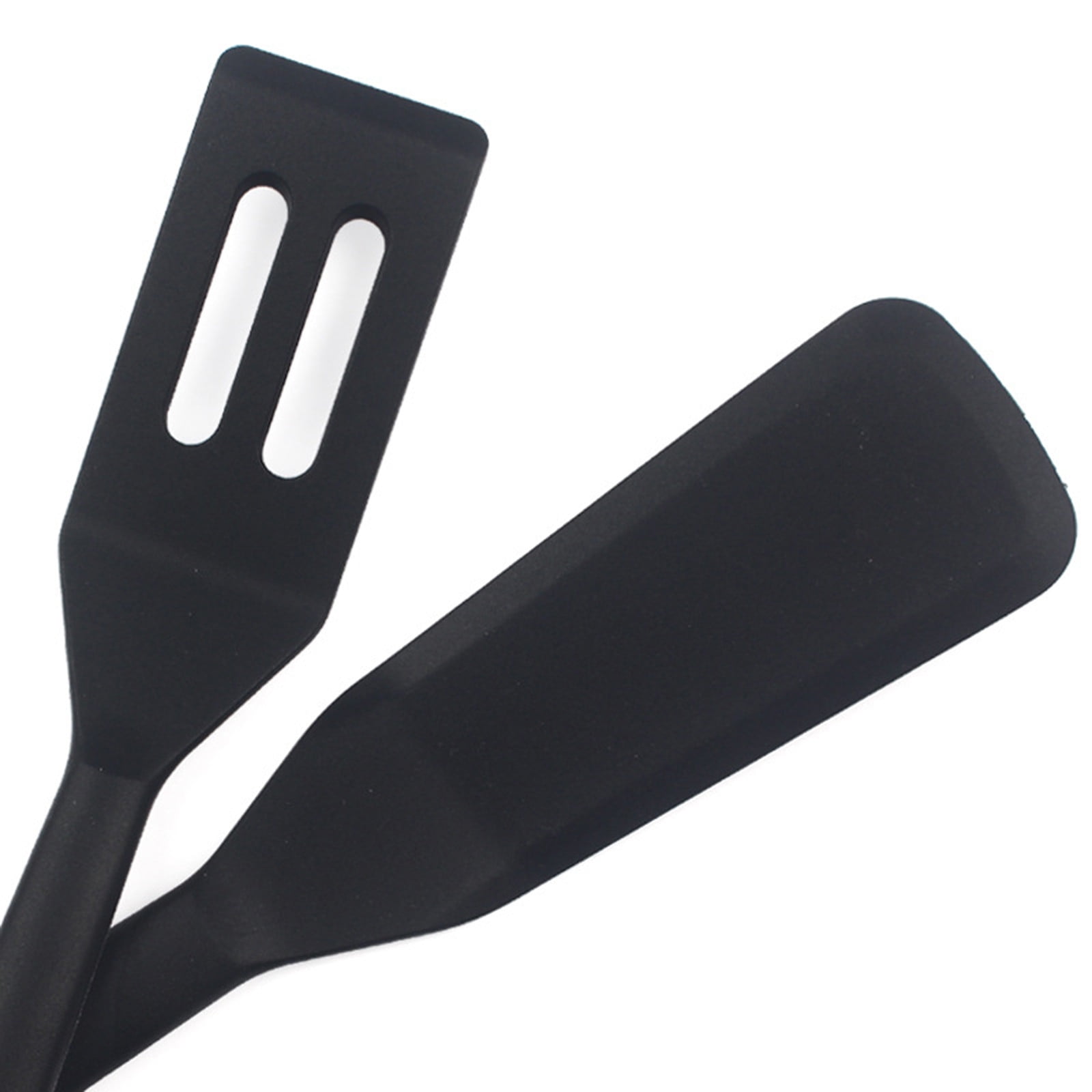 JWDX Spatula, Cooking Utensils Clearance, 2 Piece Silicone Shovel Set Cookie Shovel Fried Egg Spatula Steak Shovel Flat Bottoming Pot Small Spatula Kitchen Tools Red Z1-Black - Image 5
