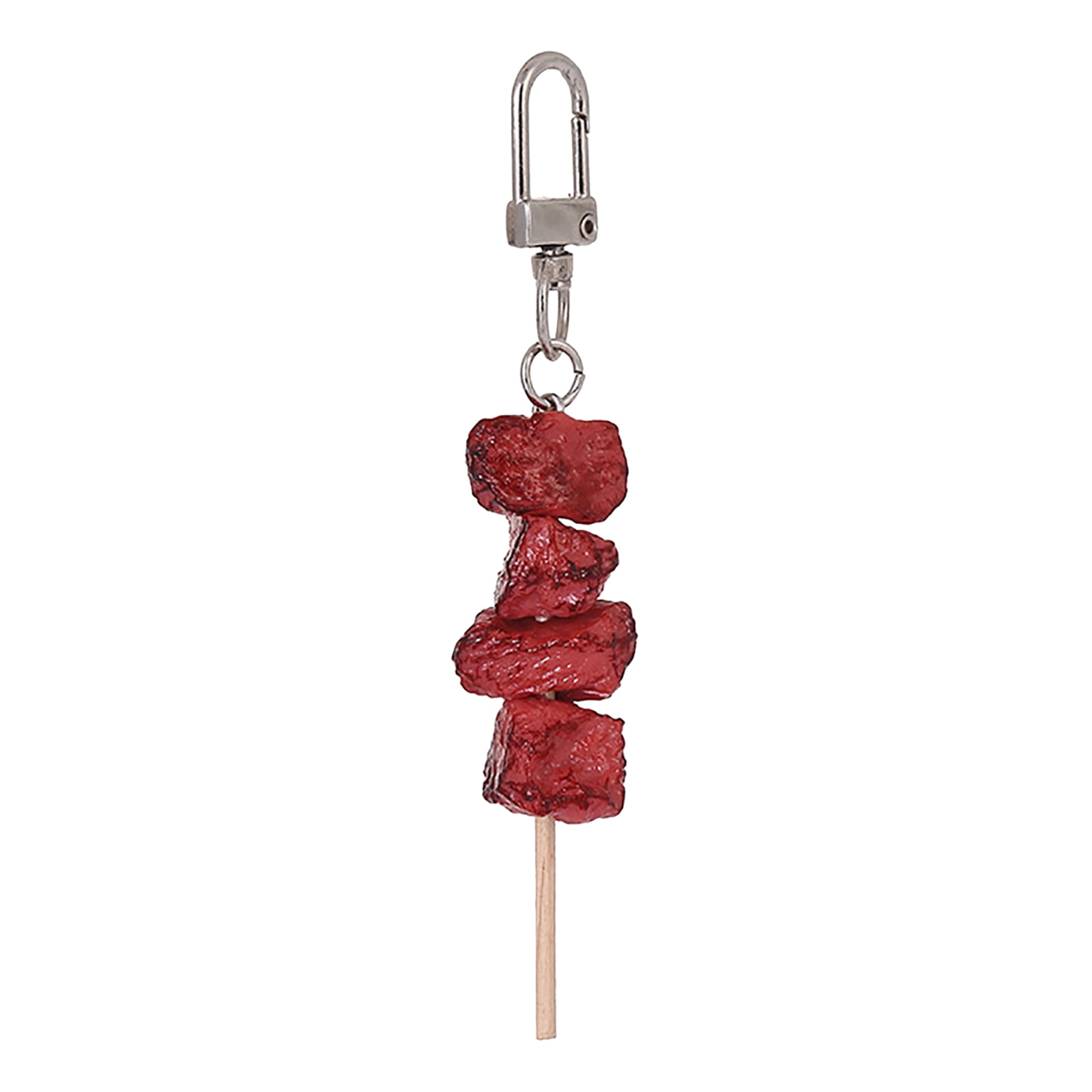 Clearance! JWDX Pendant, Hangs Promotion, Meat Skewer Keychain Meat Skewer Photography Props Fun Food and Play Ornaments AA - Image 1