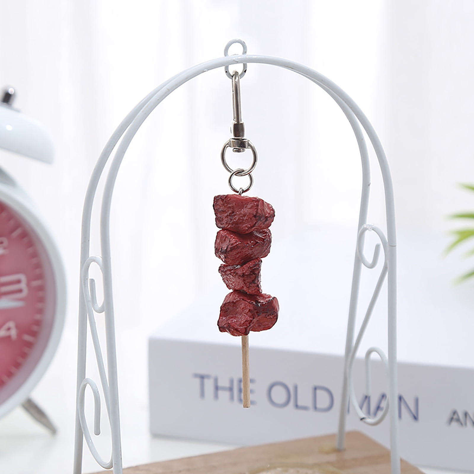 Clearance! JWDX Pendant, Hangs Promotion, Meat Skewer Keychain Meat Skewer Photography Props Fun Food and Play Ornaments AA - Image 3
