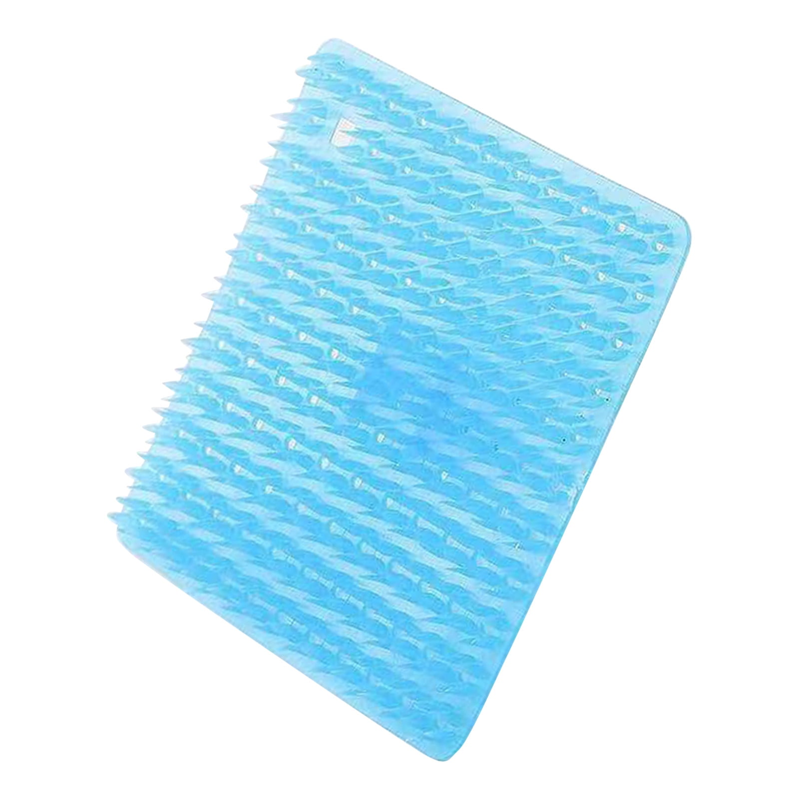 JWDX Drain Rack Clearance! Silicone Kitchen Sink Protector Mat Folding Heat Non Slip Kitchen Sink Mats Grid Accessory Grey for Bottom of Farmhouse Stainless Steel Porcelain Sink include A Brush Gray - Image 1