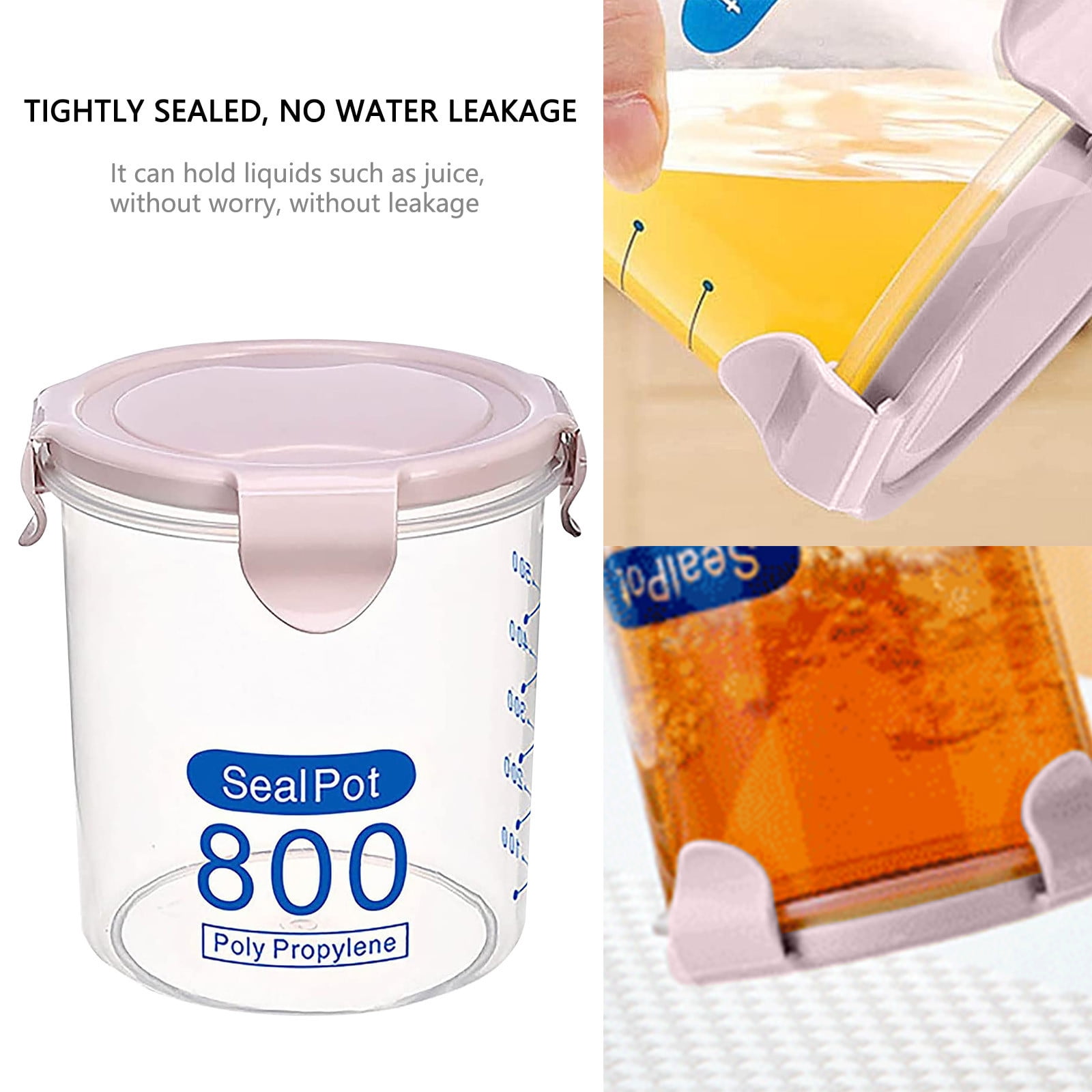 JWDX Glass and Bottle Clearance! Safety for Kids Silicone Sippy Lids - Make Most Cups A Sippy Cup Leak Proof include 3Pc Food Storage Tanks A - Image 6