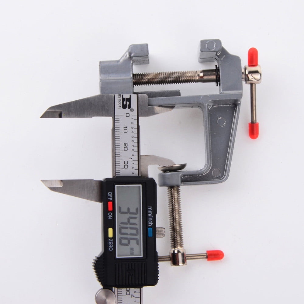 Bench Vice Table Vice Vise Hobby Lock Swivel Aluminum Craft Jewelry Clamp Other, Screwdriverclearance Sale, 1 Table Vise Silver - Image 4