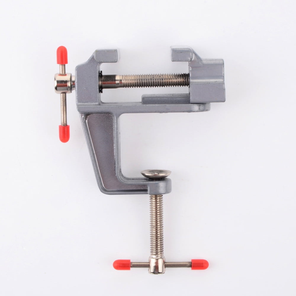 Bench Vice Table Vice Vise Hobby Lock Swivel Aluminum Craft Jewelry Clamp Other, Screwdriverclearance Sale, 1 Table Vise Silver - Image 5